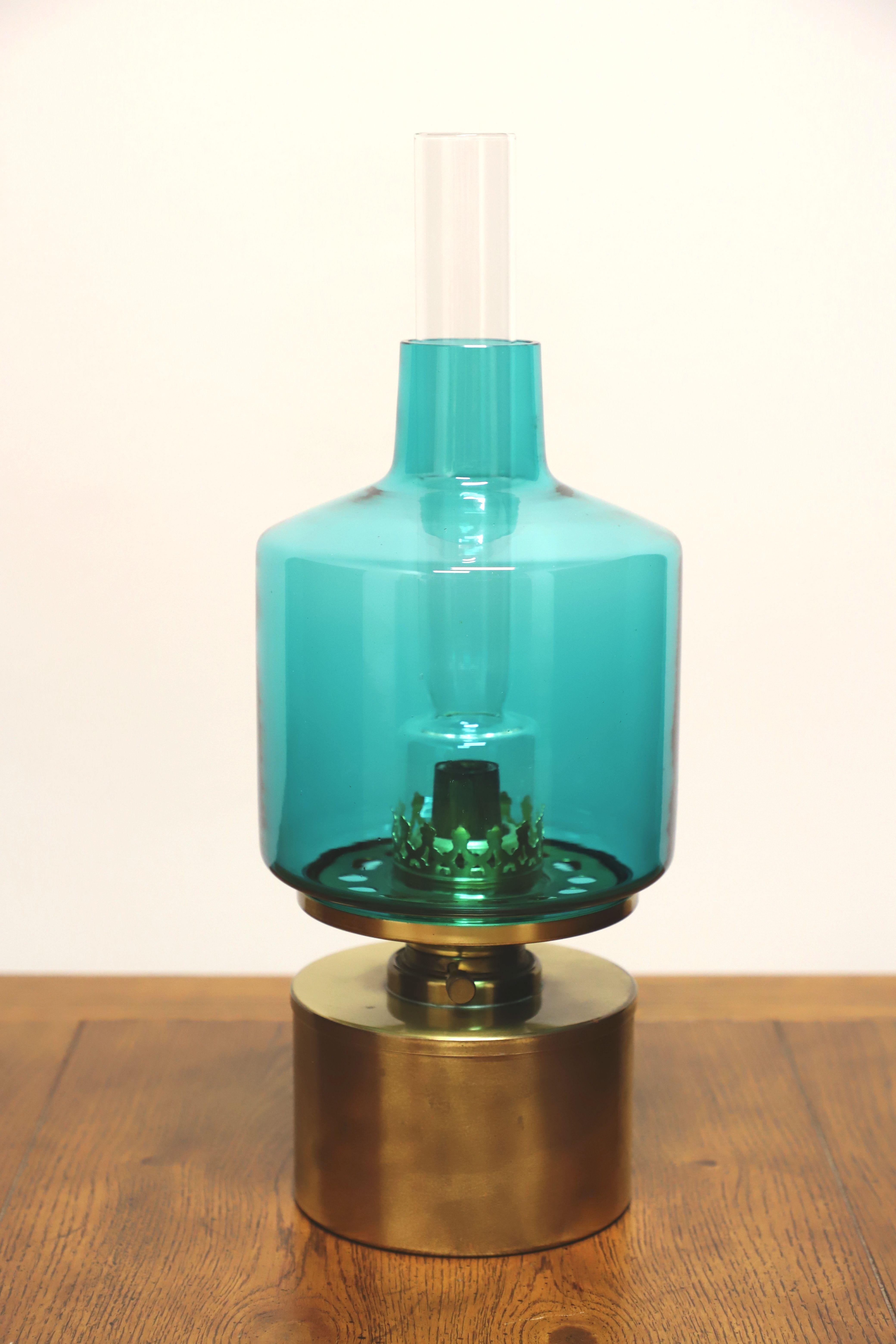 Swedish HANS-AGNE JAKOBSSON 1950's Oil Lamp Model L-47