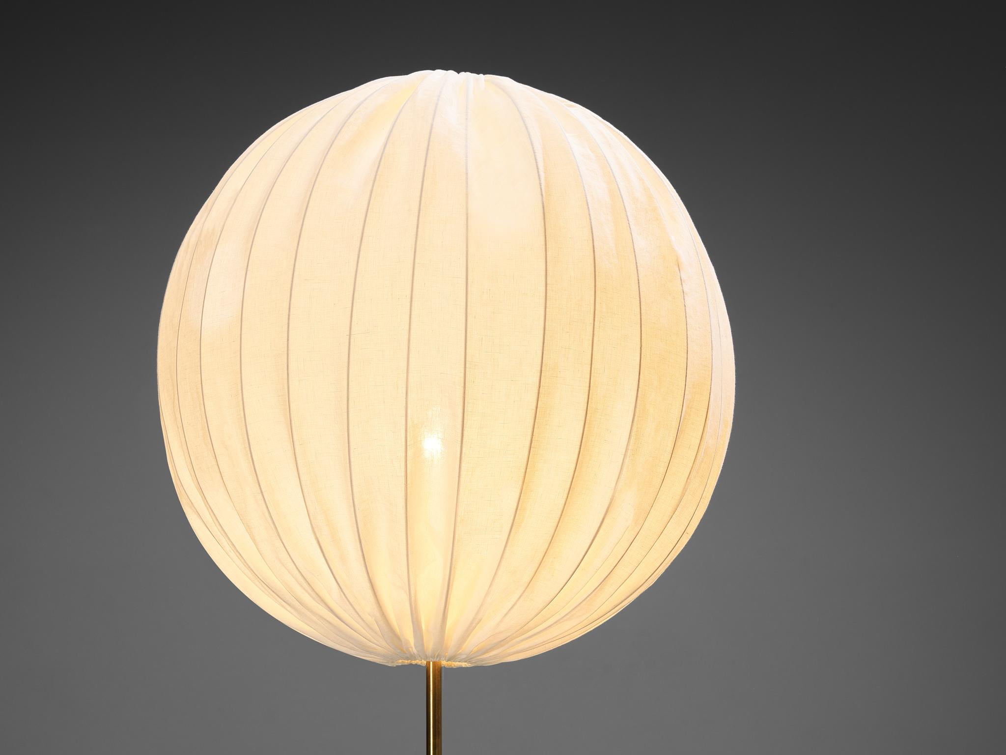 Swedish Hans Agne Jakobsson 'Balloon' Floor Lamp with Off-White Shade