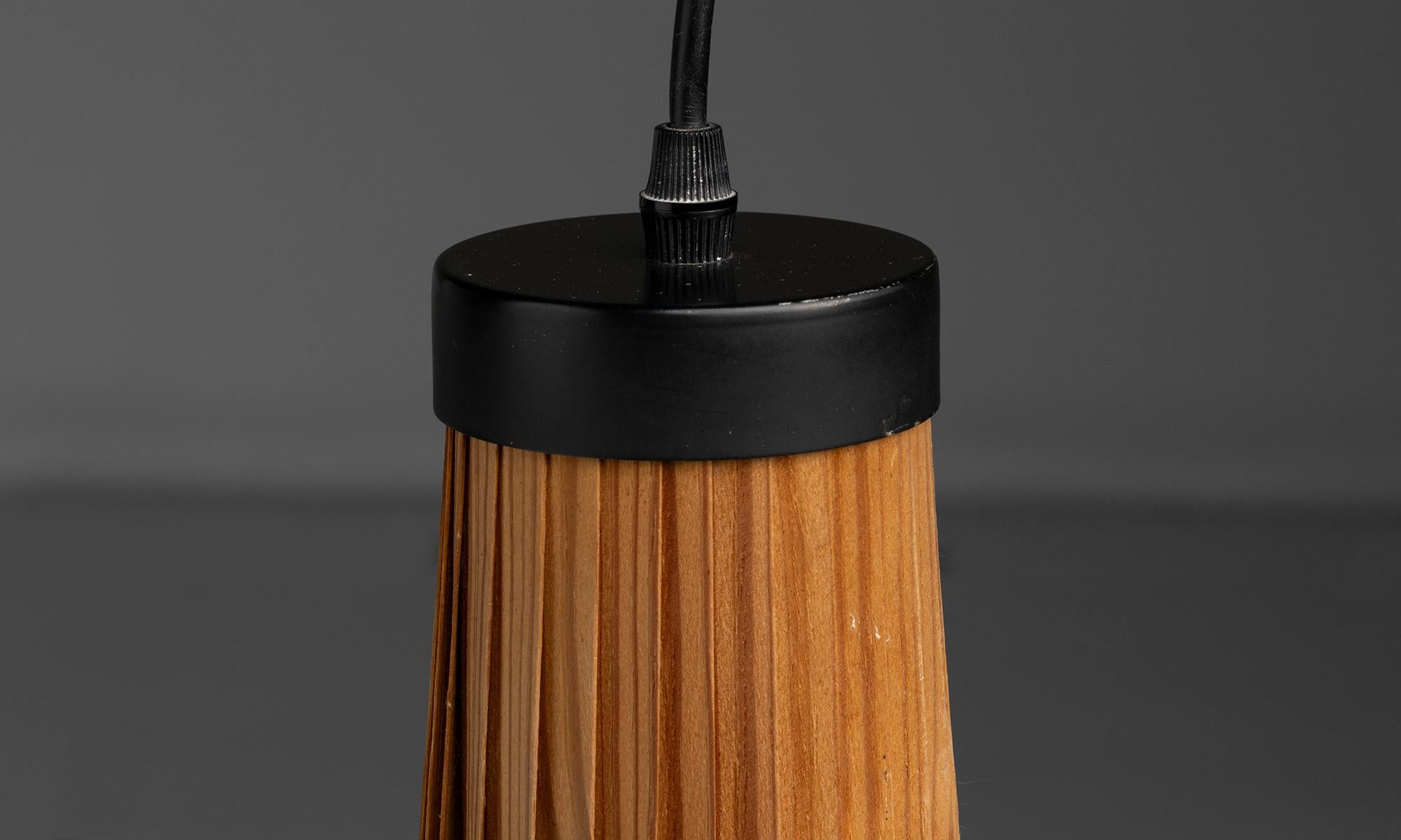 Svedese Ciondolo in legno curvato di Hans-Agne Jakobsson, Svezia 1960 in vendita