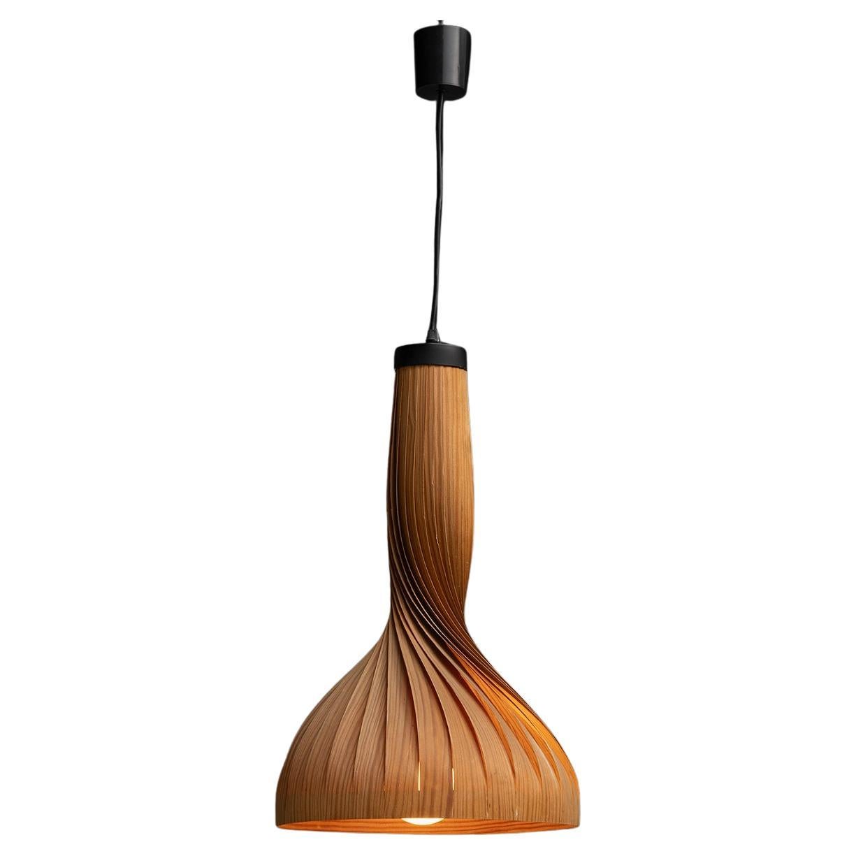 Hans-Agne Jakobsson Bentwood Pendant, Sweden 1960