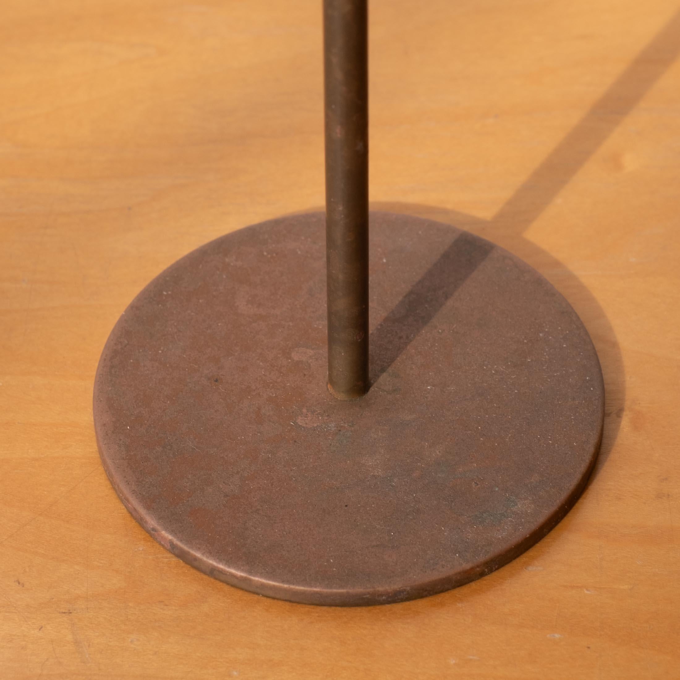 Hans-Agne Jakobsson Brass and Glass Candlesticks for AB Sweden For Sale 3