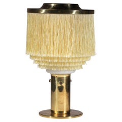 Hans Agne Jakobsson Brass and Silk Fringe Table Lamp