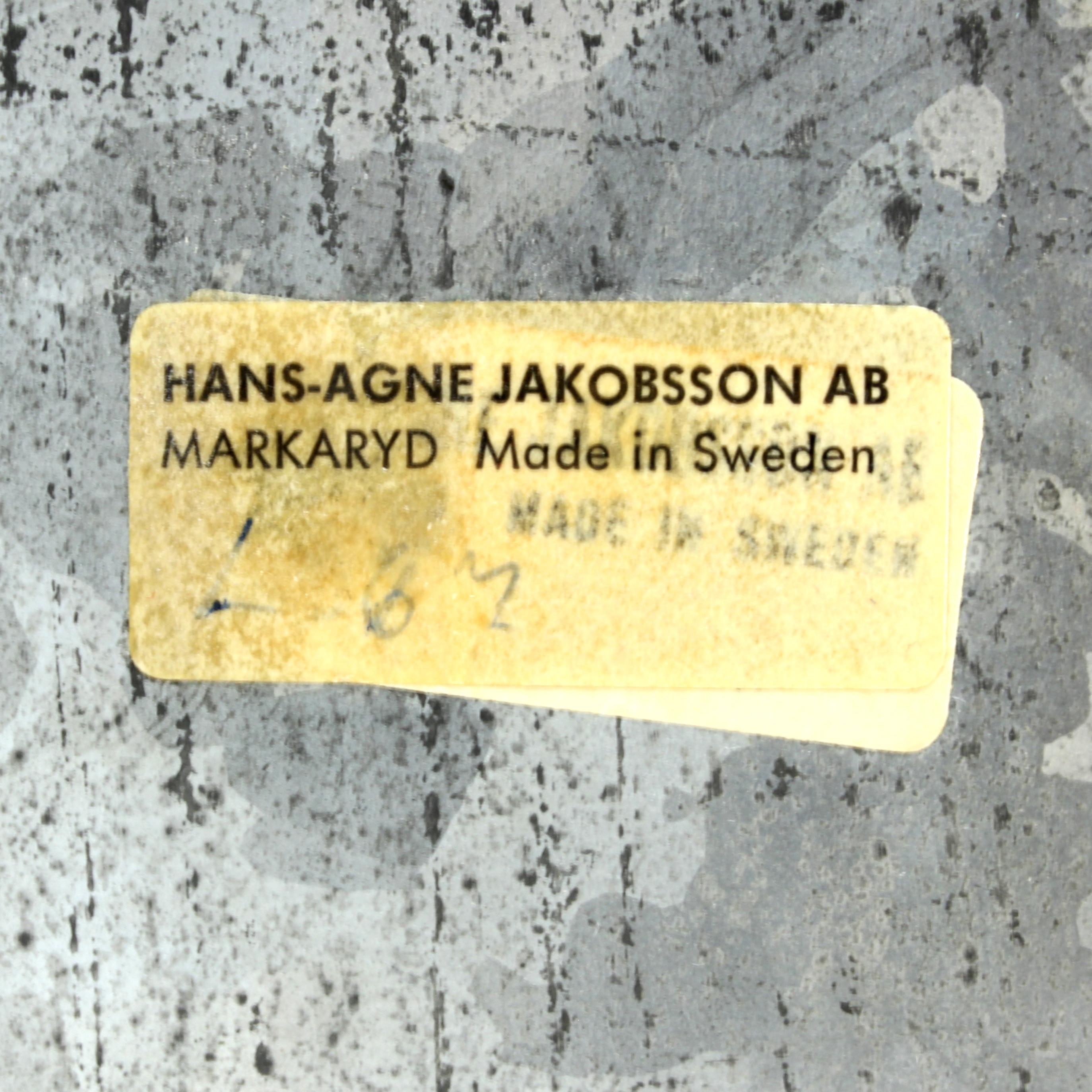 Hans-Agne Jakobsson, brass candle holder for 3 candles, model L-67, 1960s 1