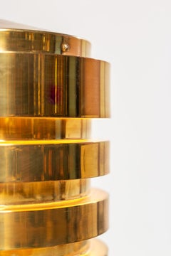 Hans Agne Jakobsson Brass Ceiling Lights T487 Pendant by AB Markaryd Sweden 1960