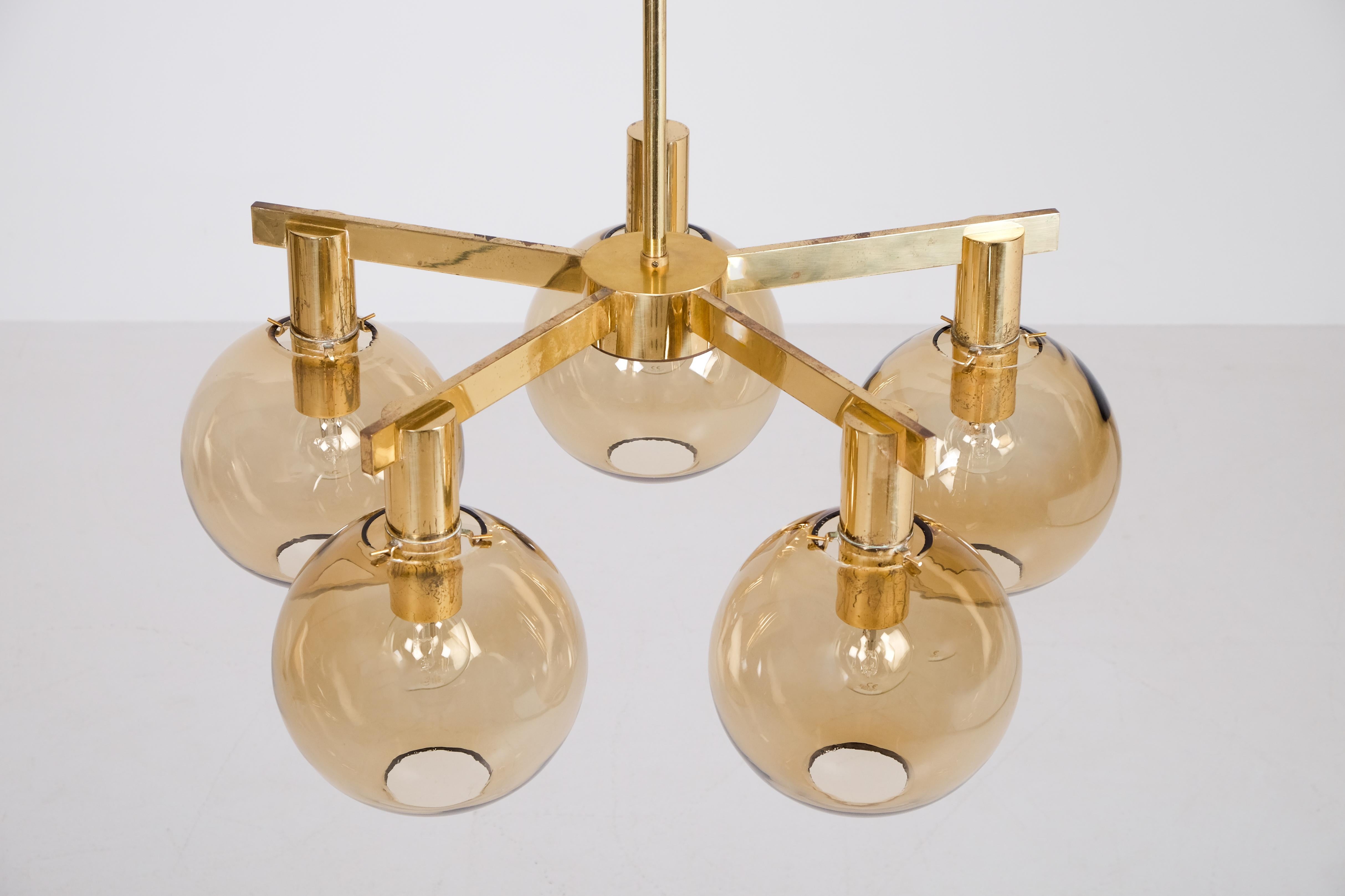 Lámpara de latón Hans-Agne Jakobsson, años 60 en venta 3