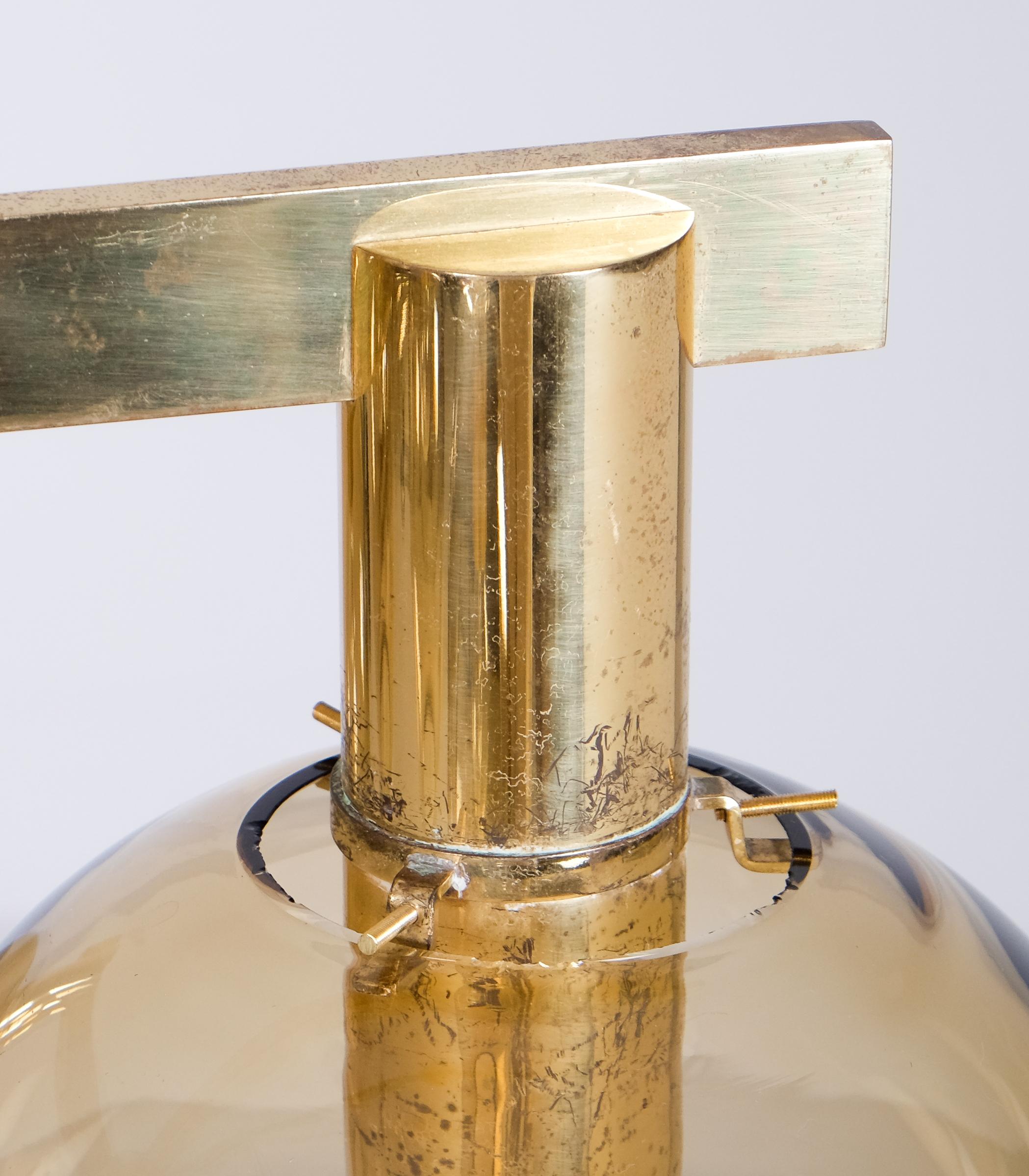 Lámpara de latón Hans-Agne Jakobsson, años 60 en venta 4