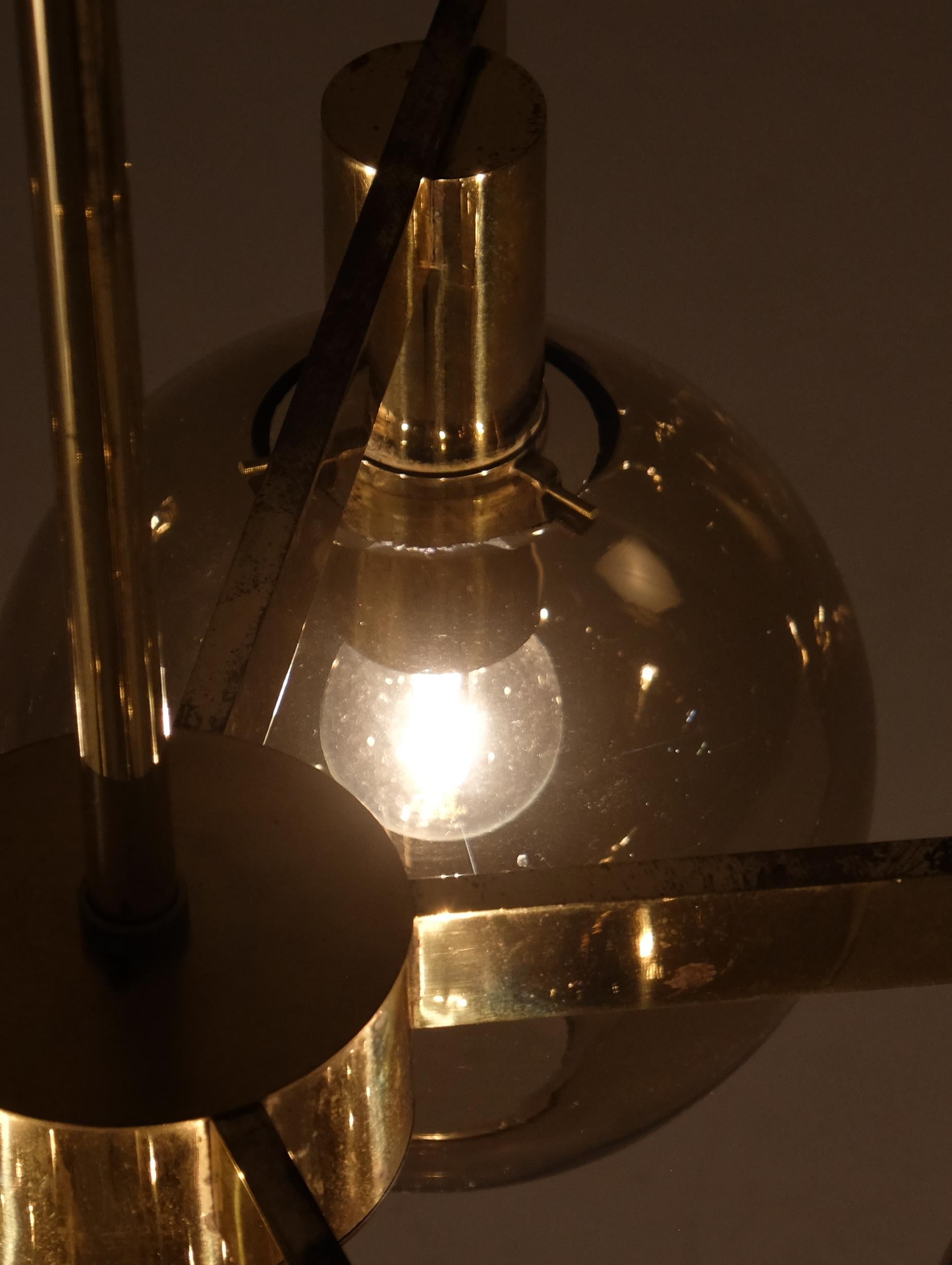 Lámpara de latón Hans-Agne Jakobsson, años 60 en venta 1