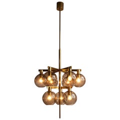 Hans-Agne Jakobsson Brass Chandelier