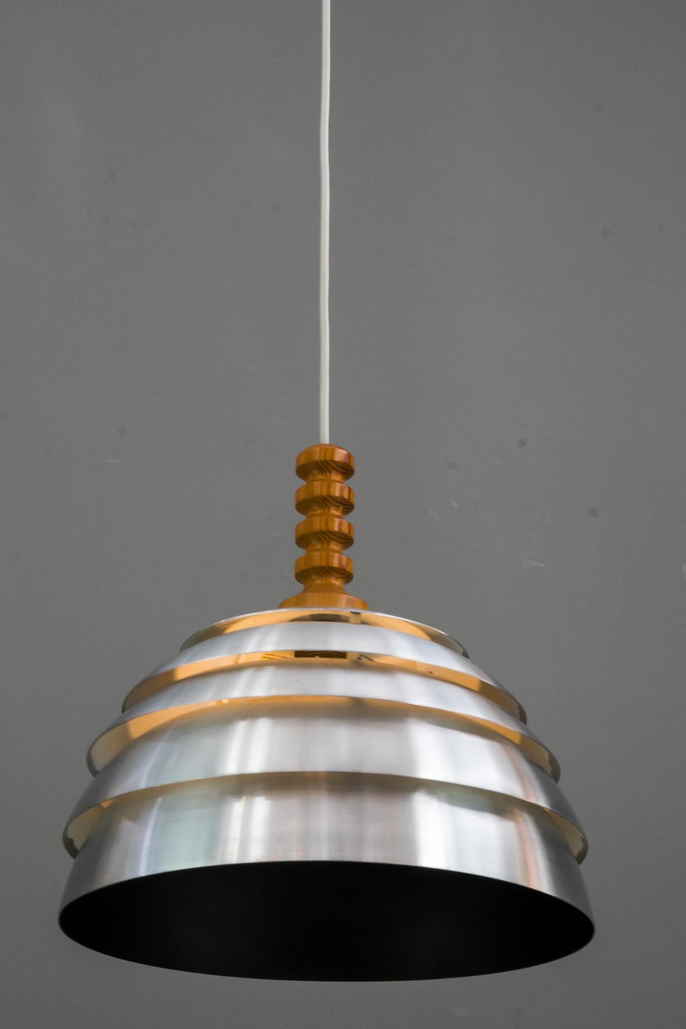 Lampe à suspension en laiton Hans-Agne Jakobsson, années 1960 en vente 4