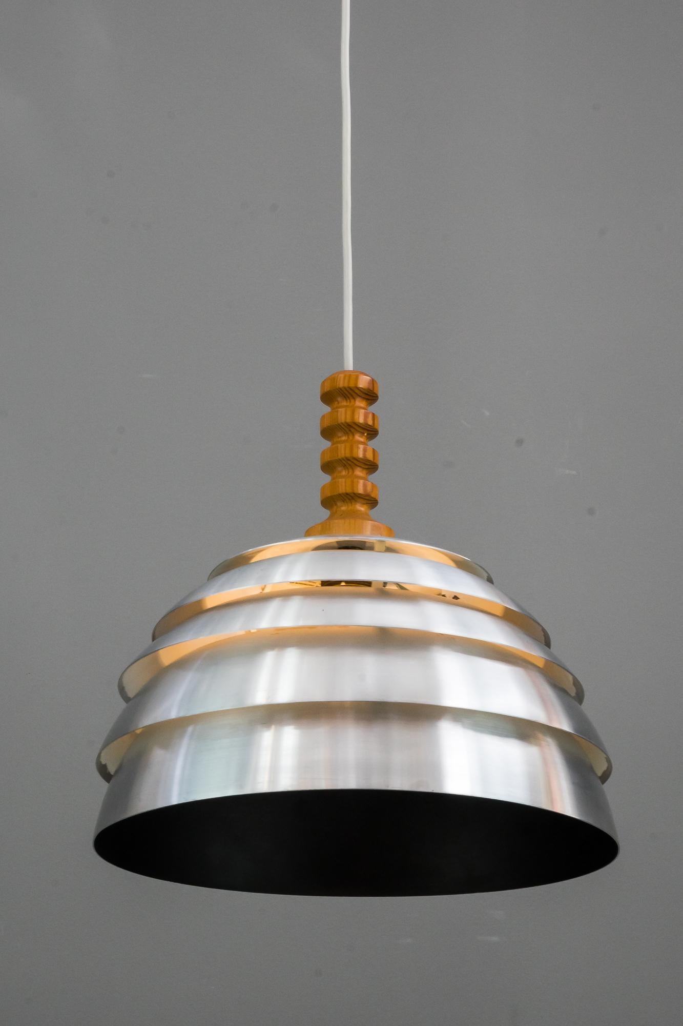 Lampe à suspension en laiton Hans-Agne Jakobsson, années 1960 en vente 5