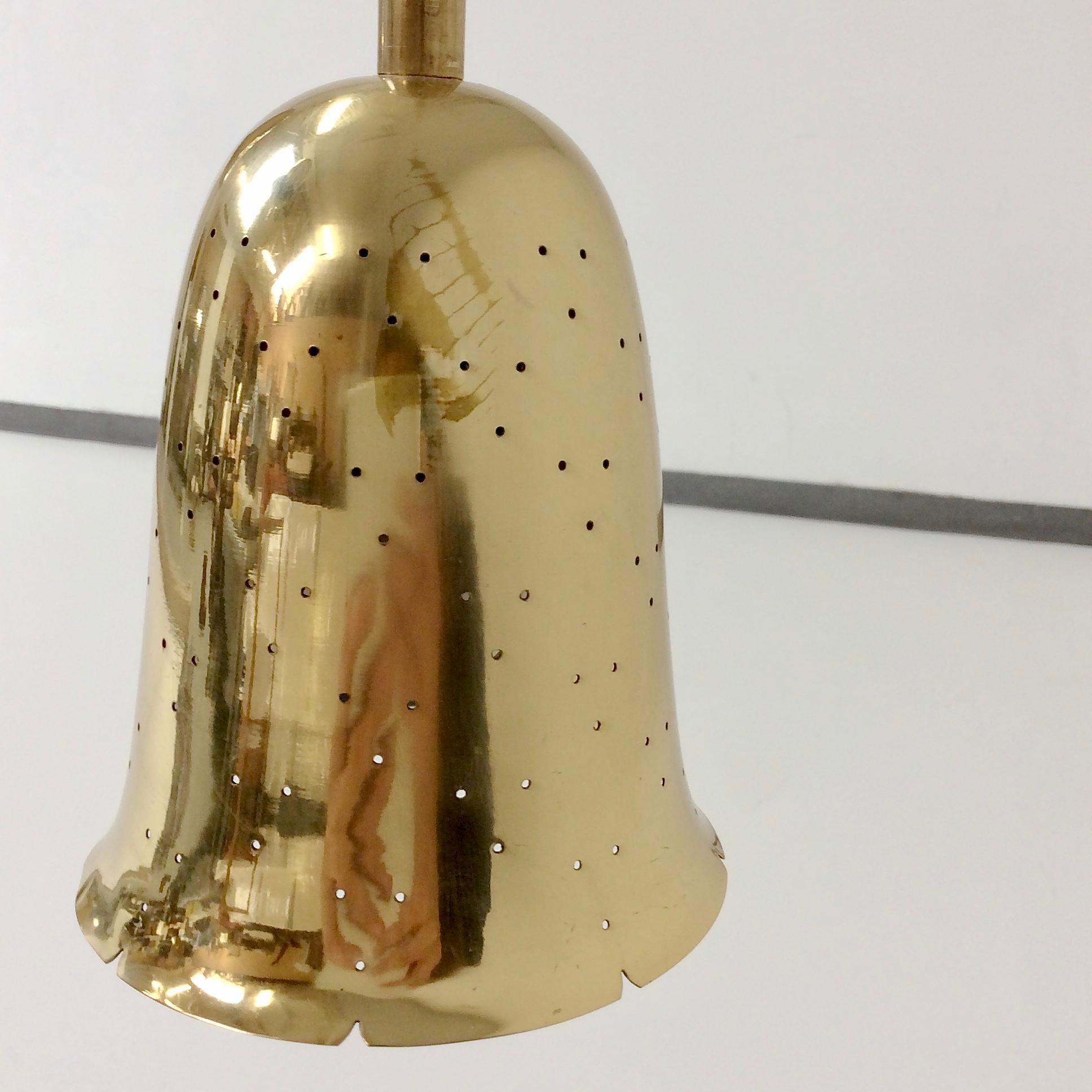 Hans-Agne Jakobsson Brass Pendant Lamp, circa 1960, Sweden 7