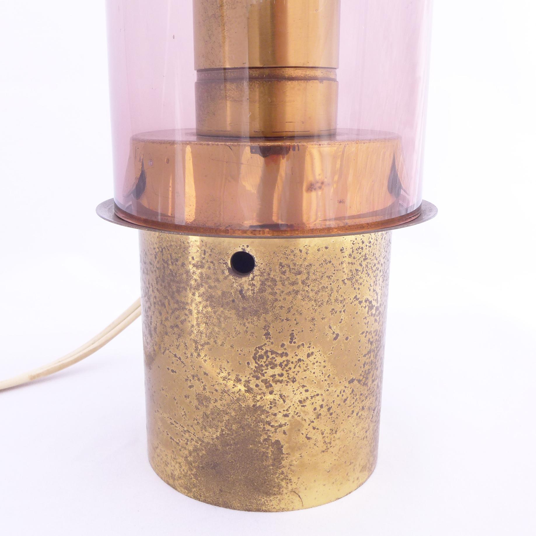 Hans Agne Jakobsson Brass Table Lamp AB Markaryd, Sweden In Good Condition For Sale In Amsterdam, NL