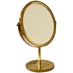 Hans-Agne Jakobsson, Brass Table Mirror, 1960s