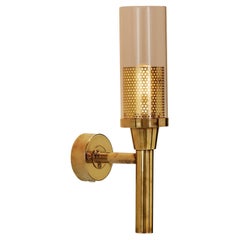Hans-Agne Jakobsson Brass Wall Lamp for AB Markaryd, Sweden ca 1960s