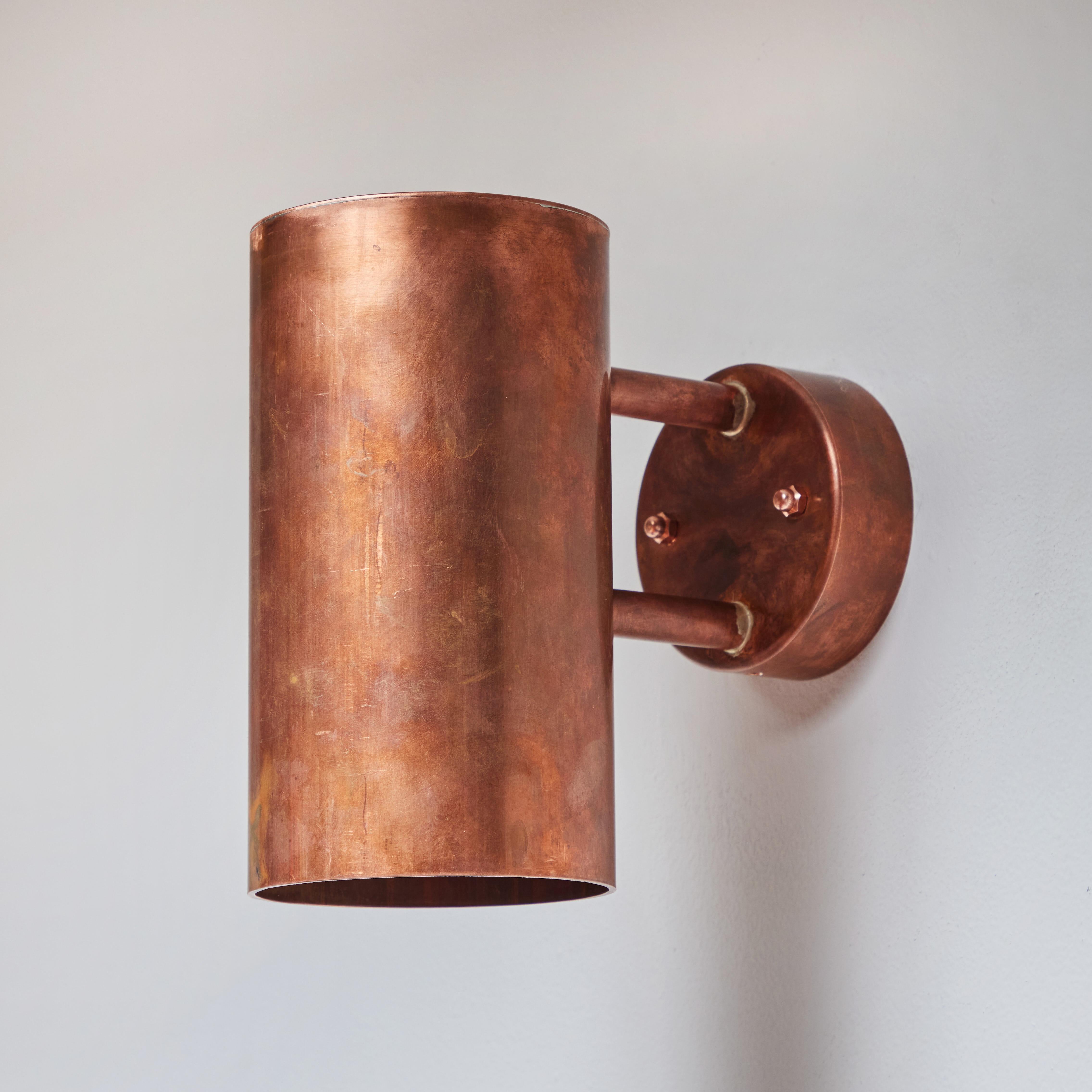 Hans-Agne Jakobsson C 627/110 'Rulle' Raw Copper Outdoor Sconce For Sale 10