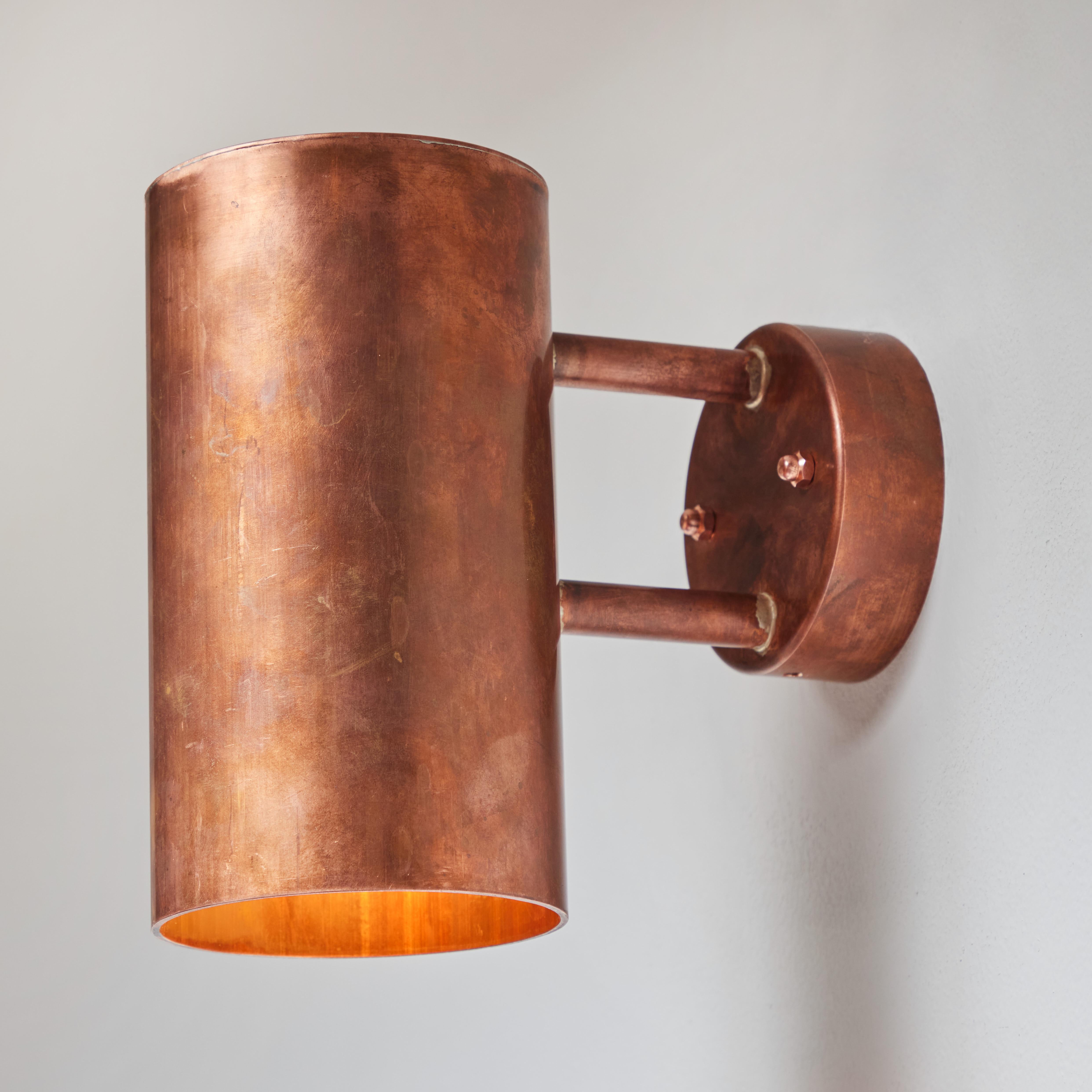 Hans-Agne Jakobsson C 627/110 'Rulle' Raw Copper Outdoor Sconce For Sale 12