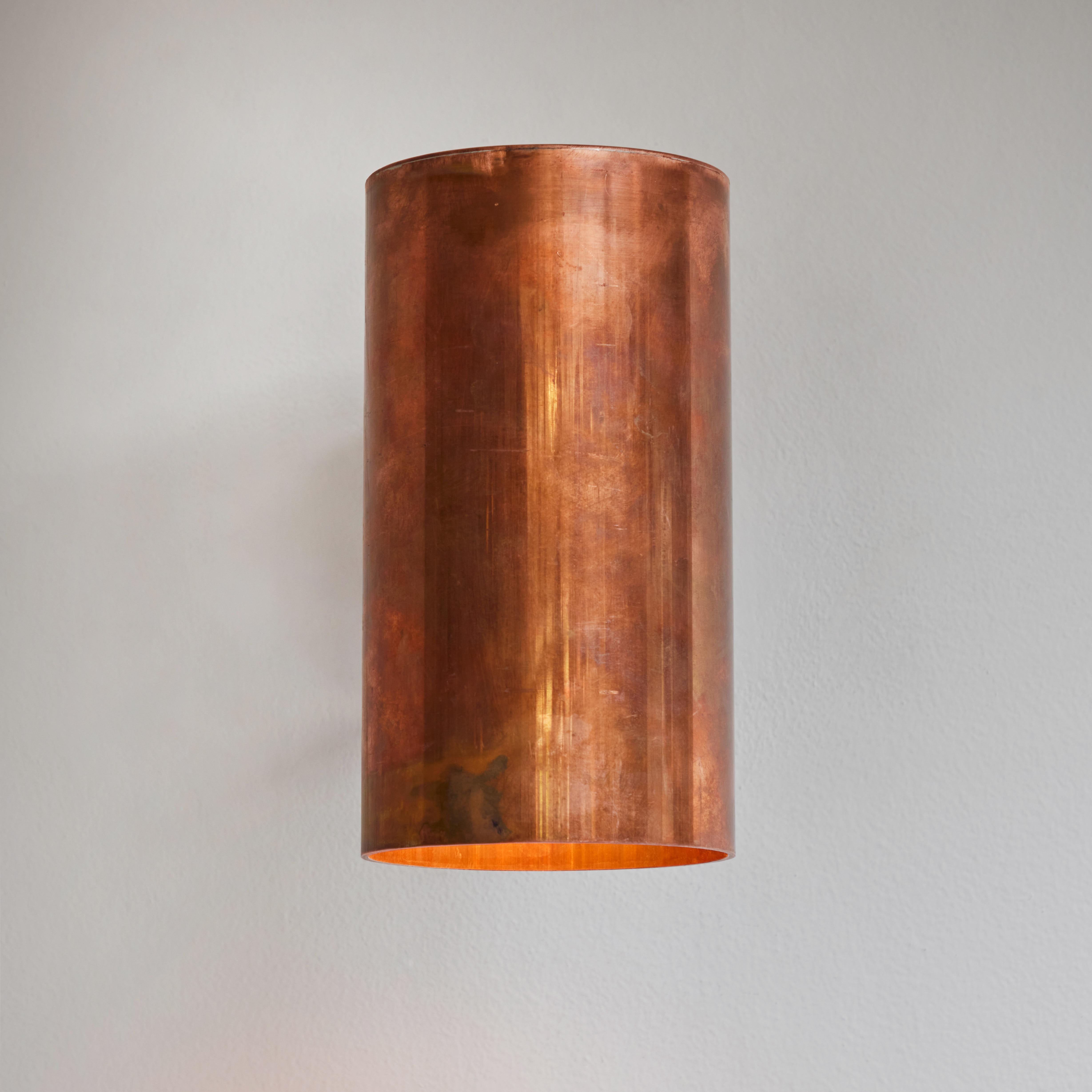 Hans-Agne Jakobsson C 627/110 'Rulle' Raw Copper Outdoor Sconce For Sale 3