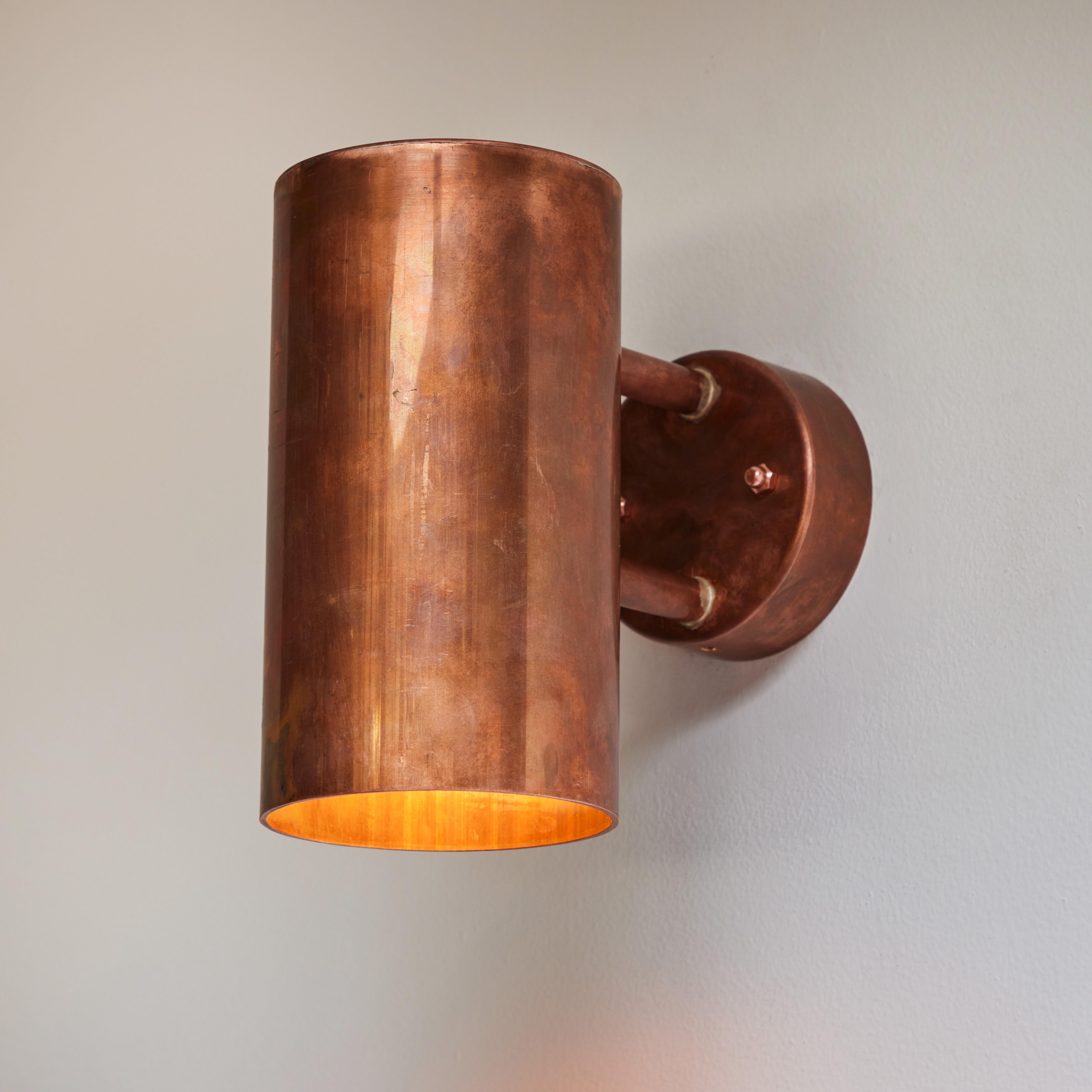 Hans-Agne Jakobsson C 627/110 'Rulle' Raw Copper Outdoor Sconce For Sale 5