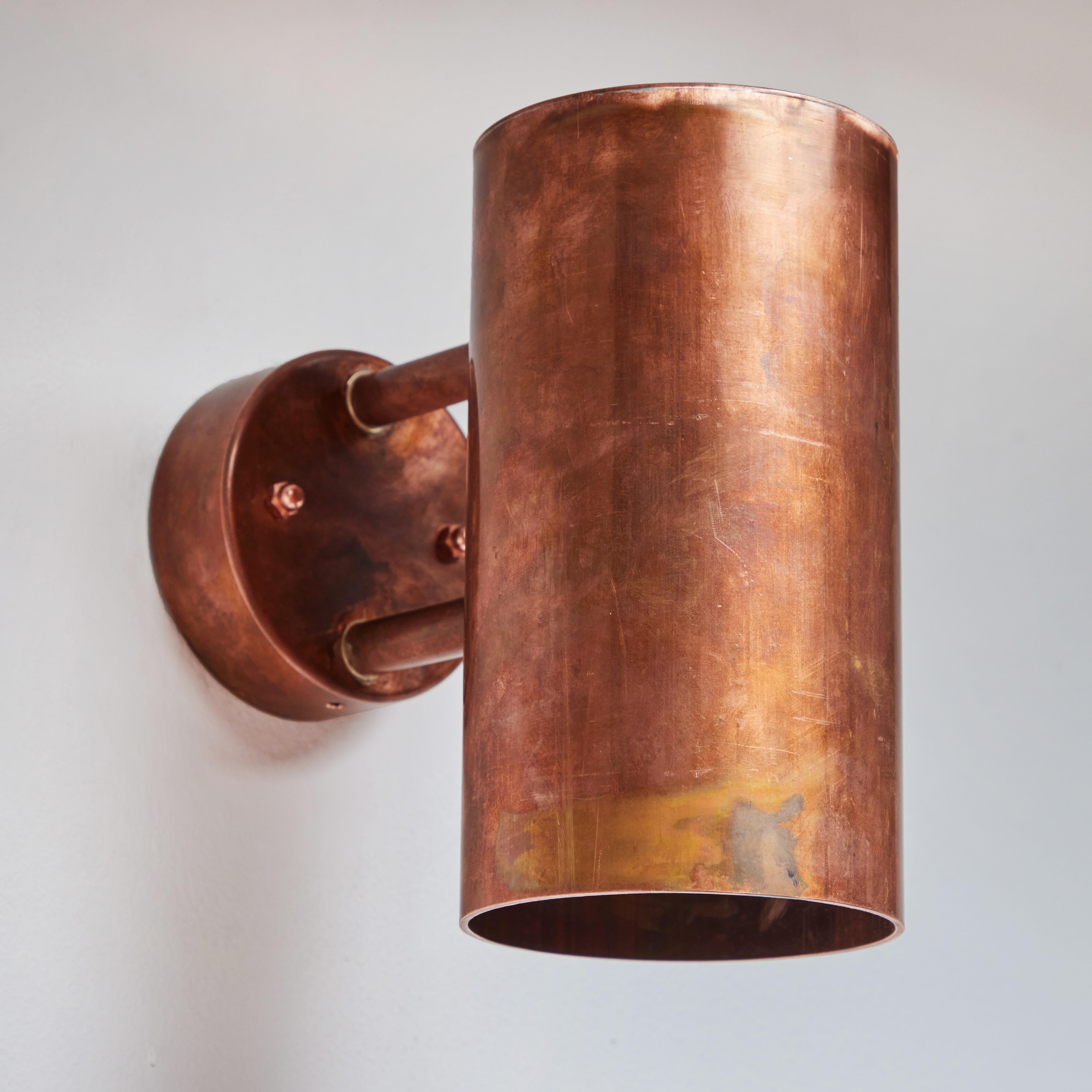 Hans-Agne Jakobsson C 627/110 'Rulle' Raw Copper Outdoor Sconce For Sale 9