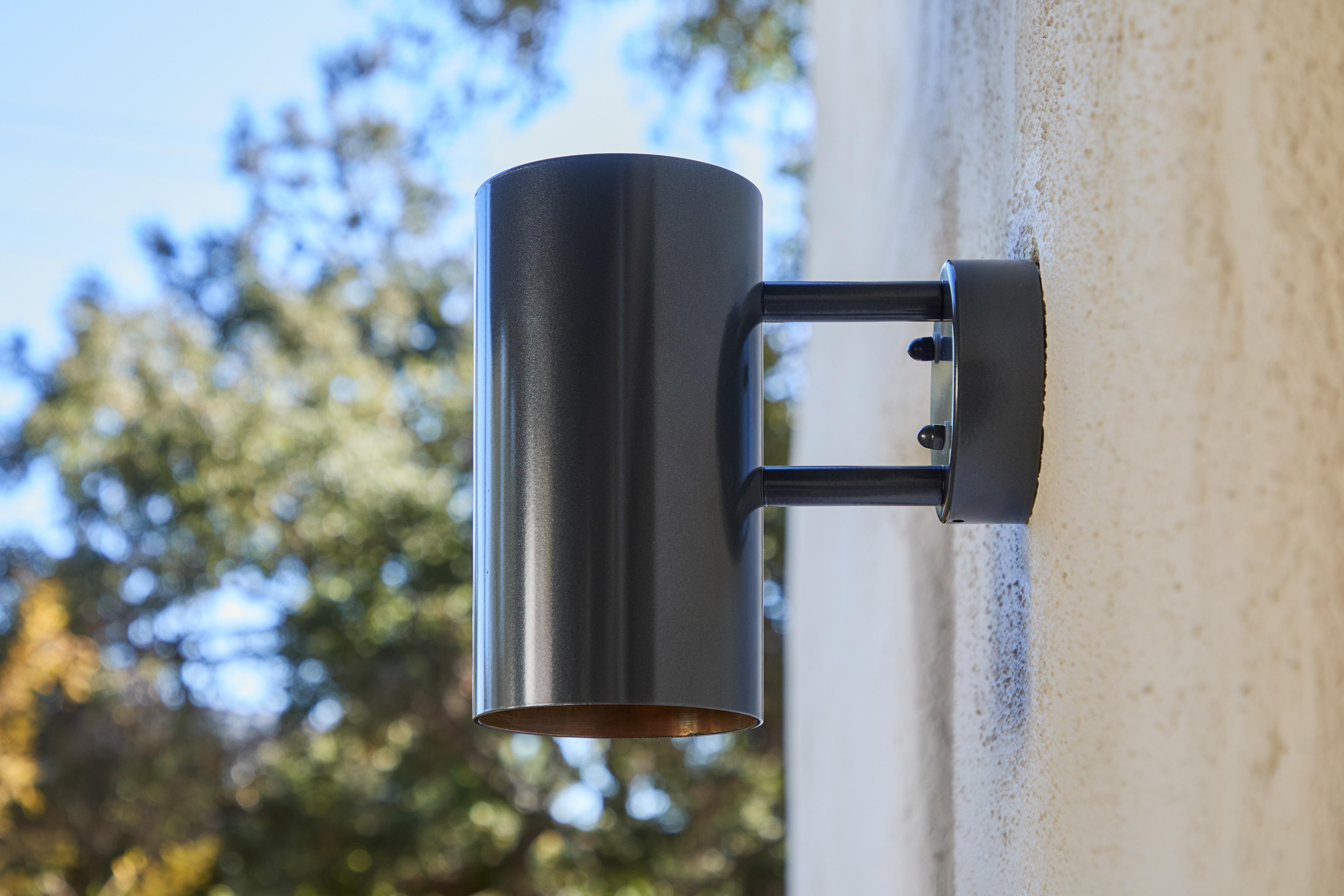Hans-Agne Jakobsson C627/110 'Rulle' Brown Patinated Outdoor Sconce For Sale 13