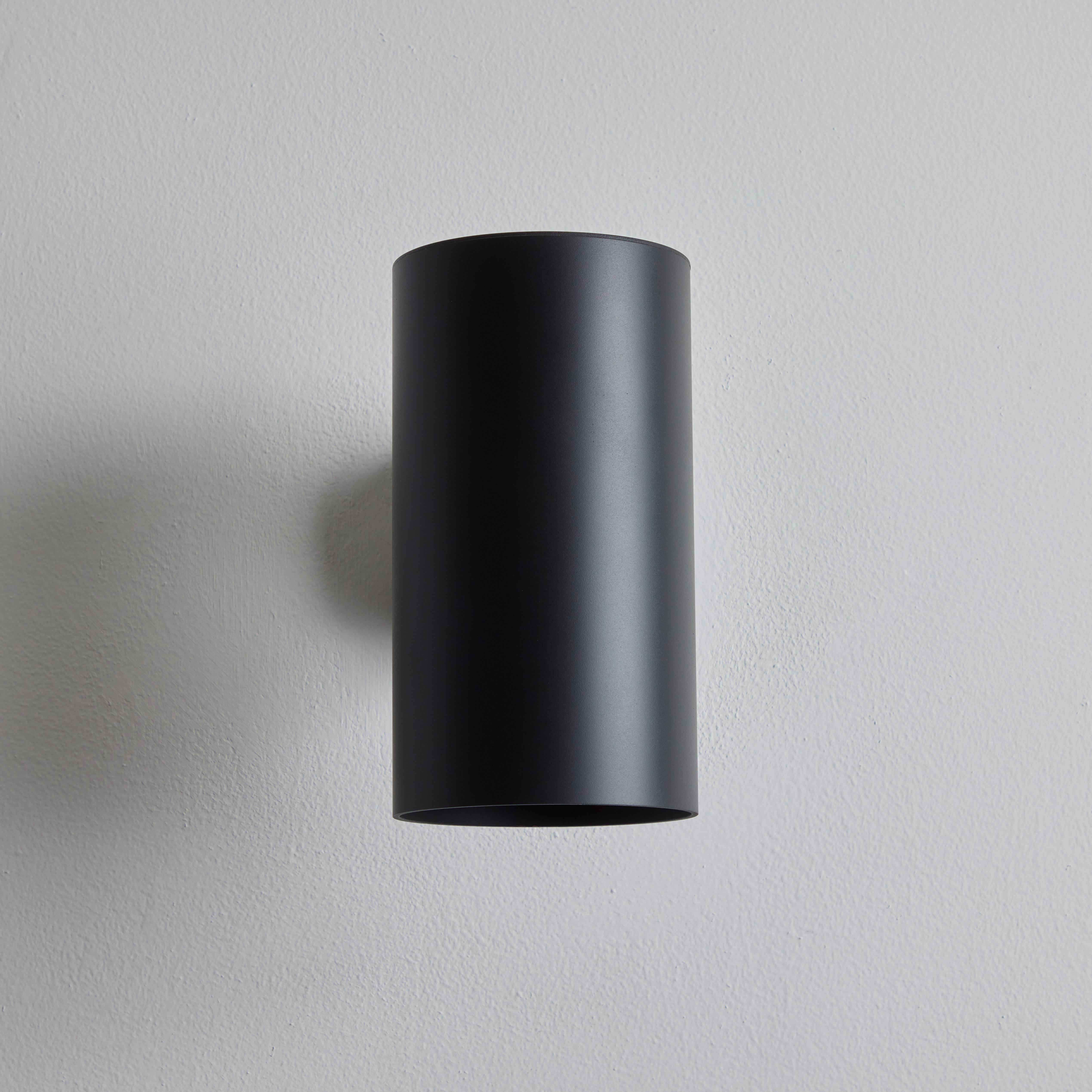Metal Hans-Agne Jakobsson C627/110 'Rulle' Outdoor Sconce in Black For Sale