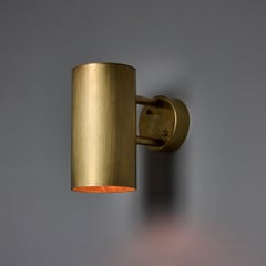 Hans-Agne Jakobsson C627/110 'Rulle' Raw Brass Outdoor Sconce