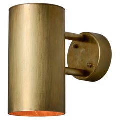Hans-Agne Jakobsson C627/110 'Rulle' Raw Brass Outdoor Sconce