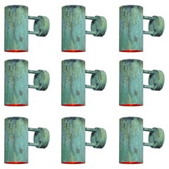 Hans-Agne Jakobsson C627/110 'Rulle' Verdigris Patinated Outdoor Sconce