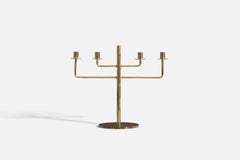Hans-Agne Jakobsson, Candelabra, Brass, Sweden, 1960s
