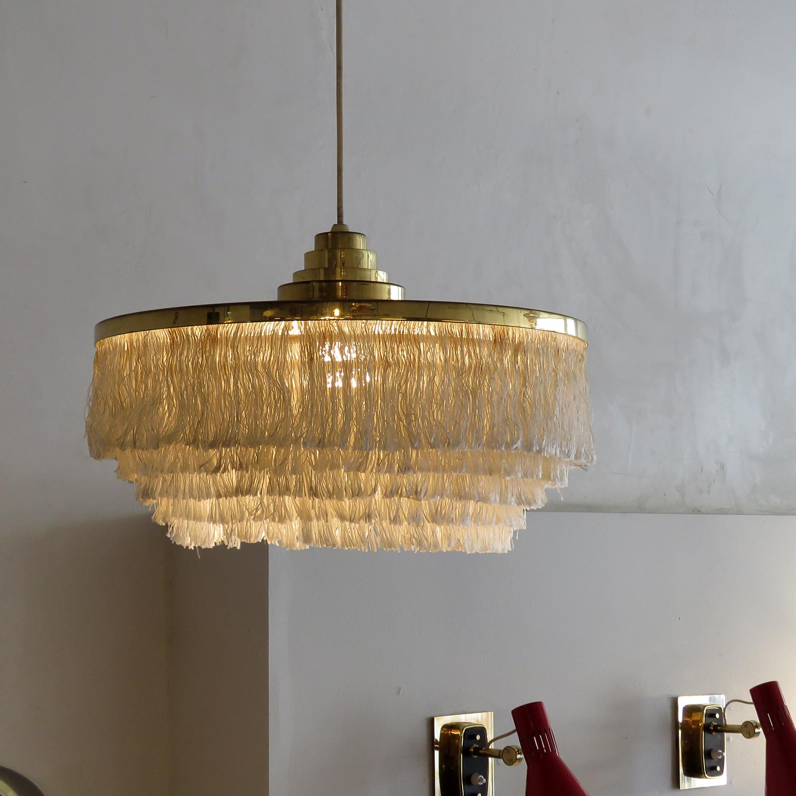 Brass Hans-Agne Jakobsson Ceiling Lamp Model T-603, 1960