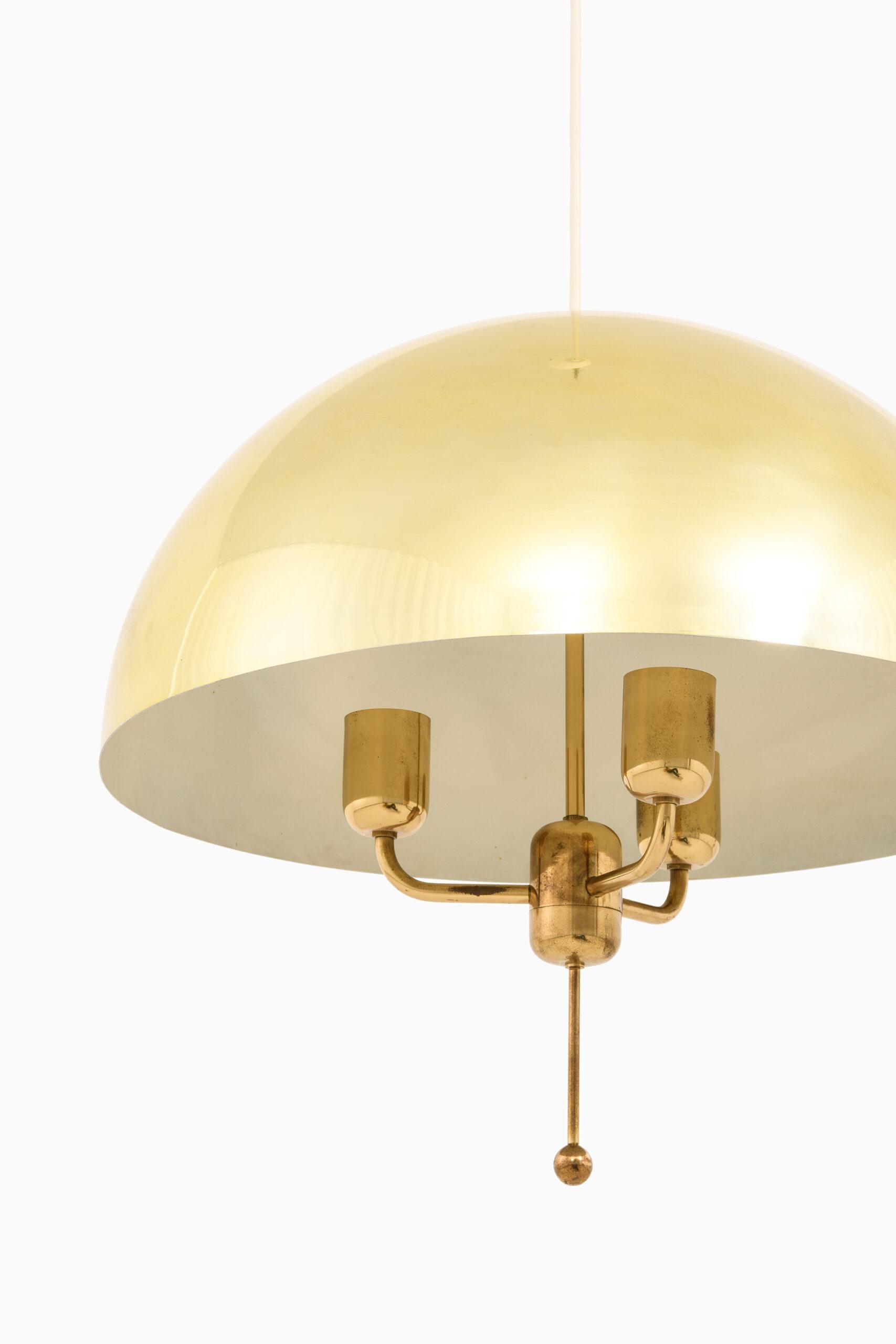 Rare ceiling lamp designed by Hans-Agne Jakobsson. Produced by Hans-Agne Jakobsson in Markaryd, Sweden. Height: 45 ( 110 ) cm.