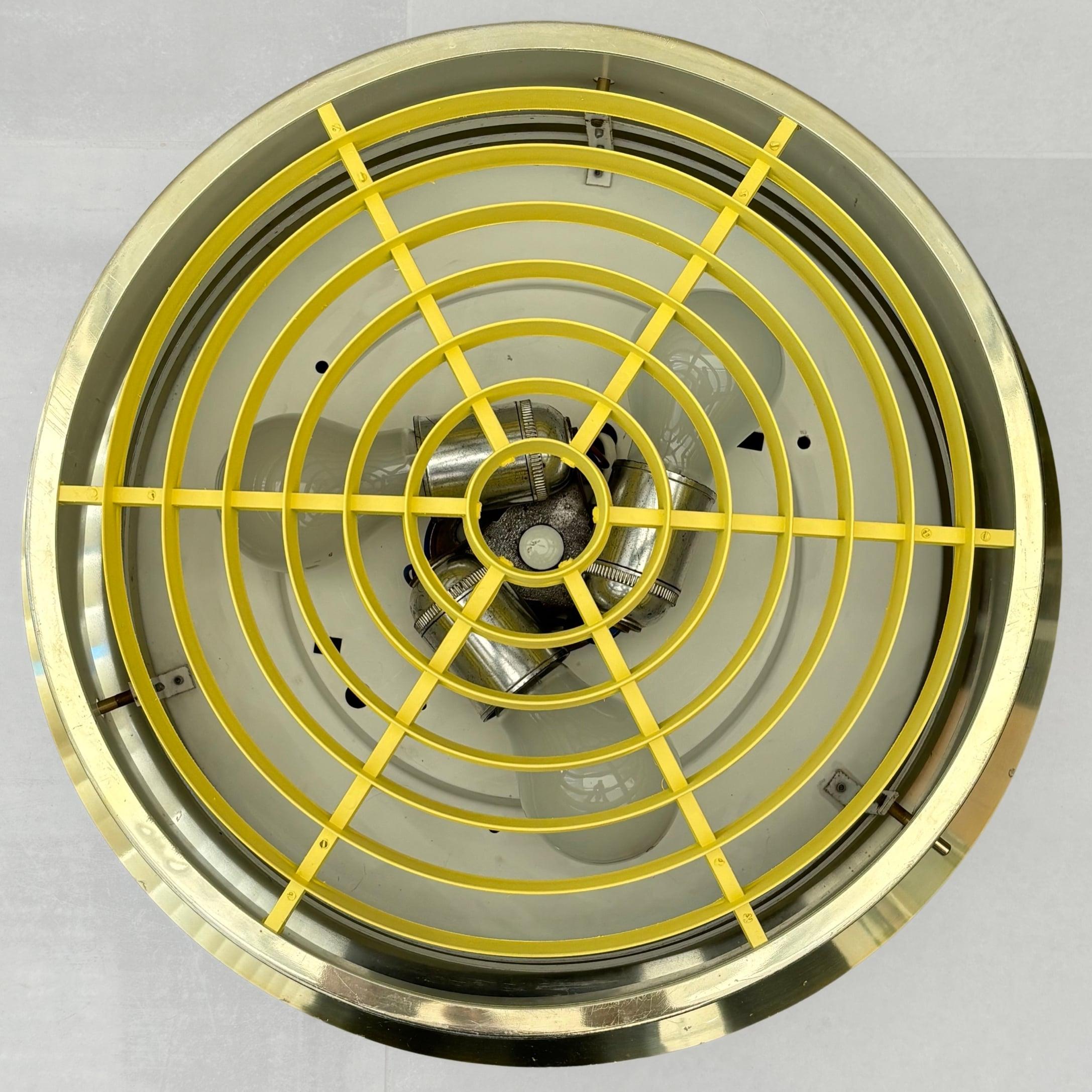 Hans-Agne Jakobsson Deckenleuchte T559/40, Einbauleuchte, Messing, Schweden, 1960er Jahre im Angebot 1