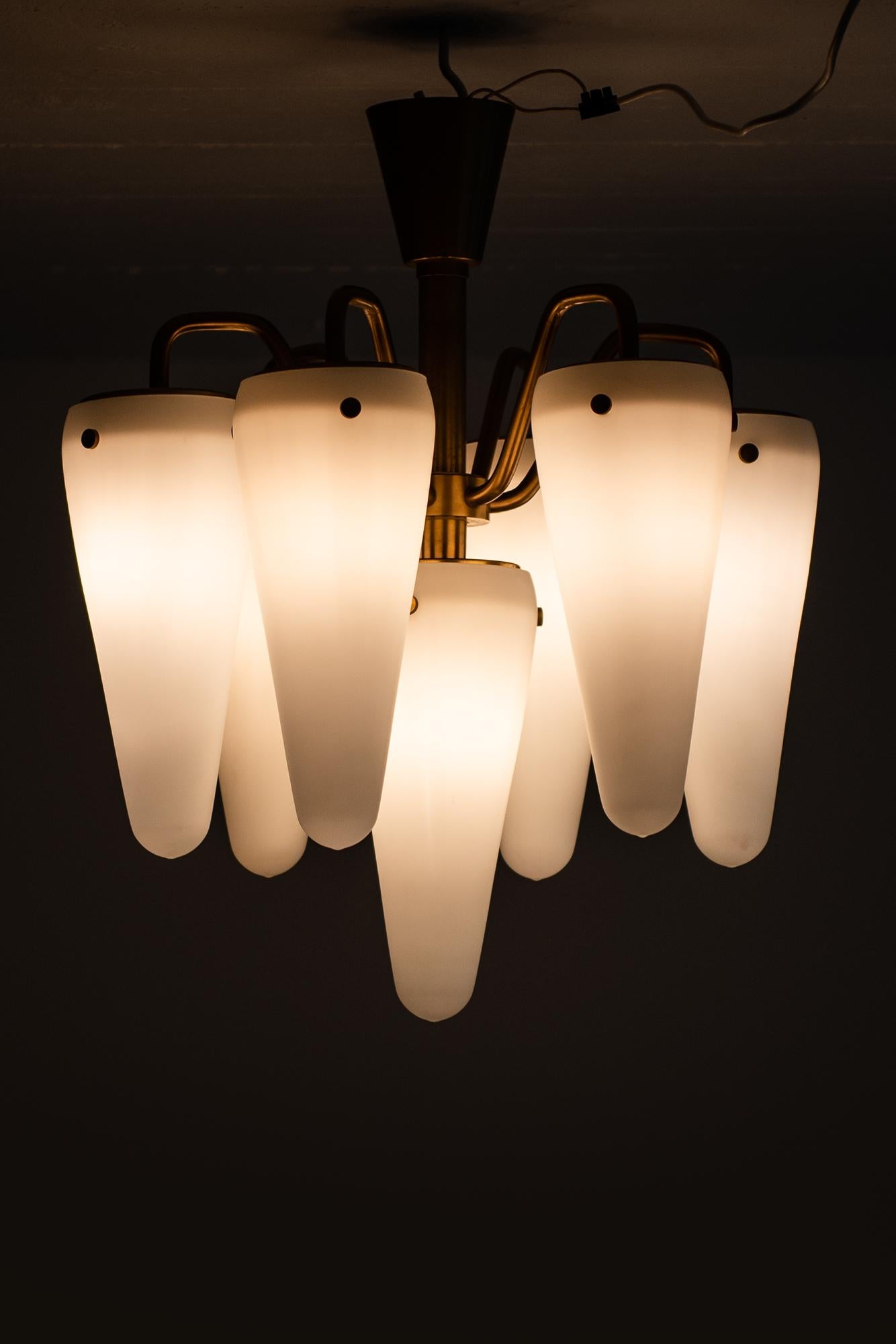 Norwegian Hans-Agne Jakobsson Ceiling Lamp by Arnolds Wiig's Fabrikker (AWF) in Norway