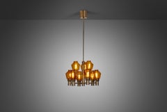 Hans-Agne Jakobsson-Kronleuchter für Hans-Agne Jakobsson AB Markaryd, Schweden, 1960er Jahre