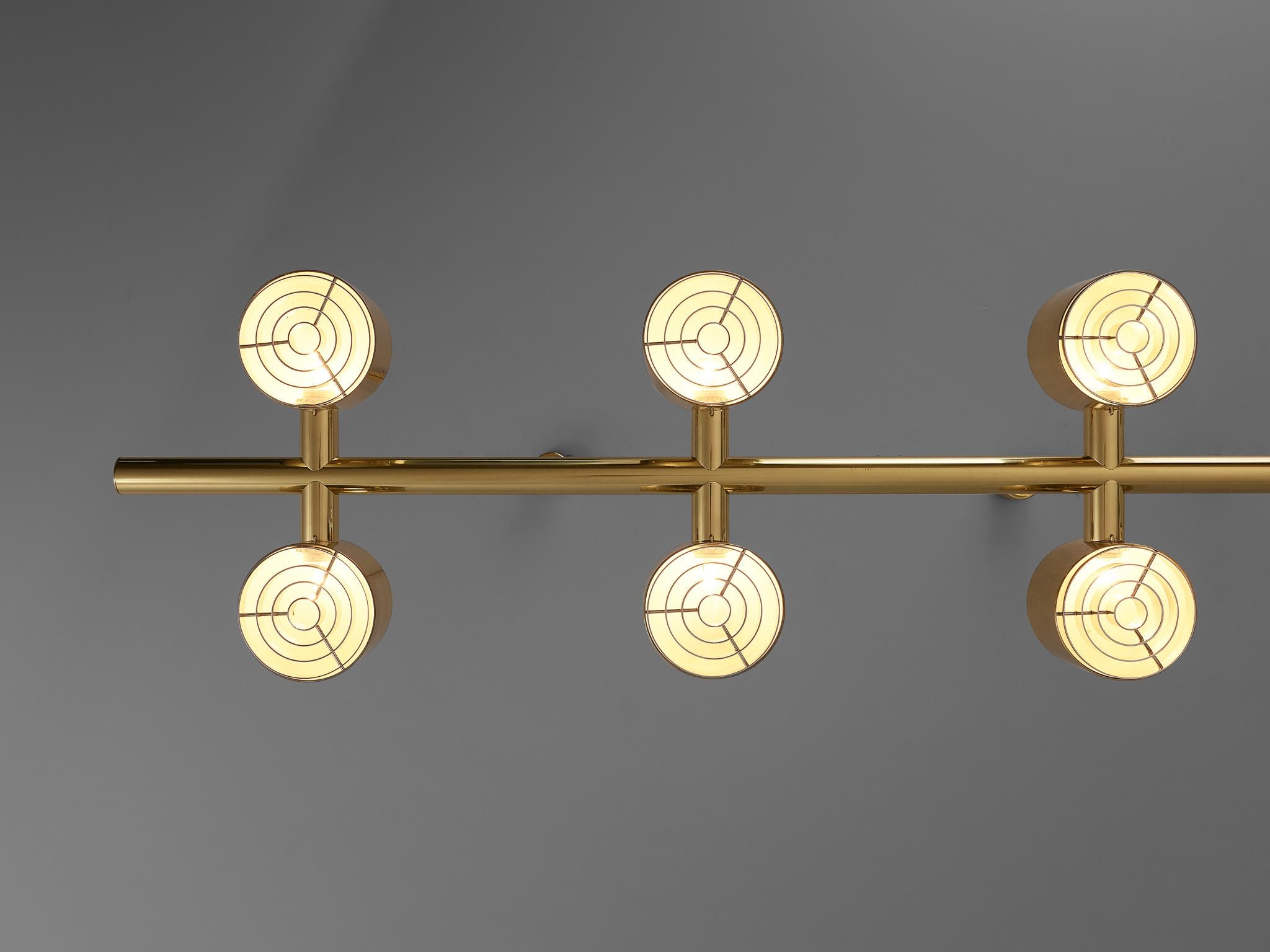 Hans-Agne Jakobsson Chandelier in Brass 11