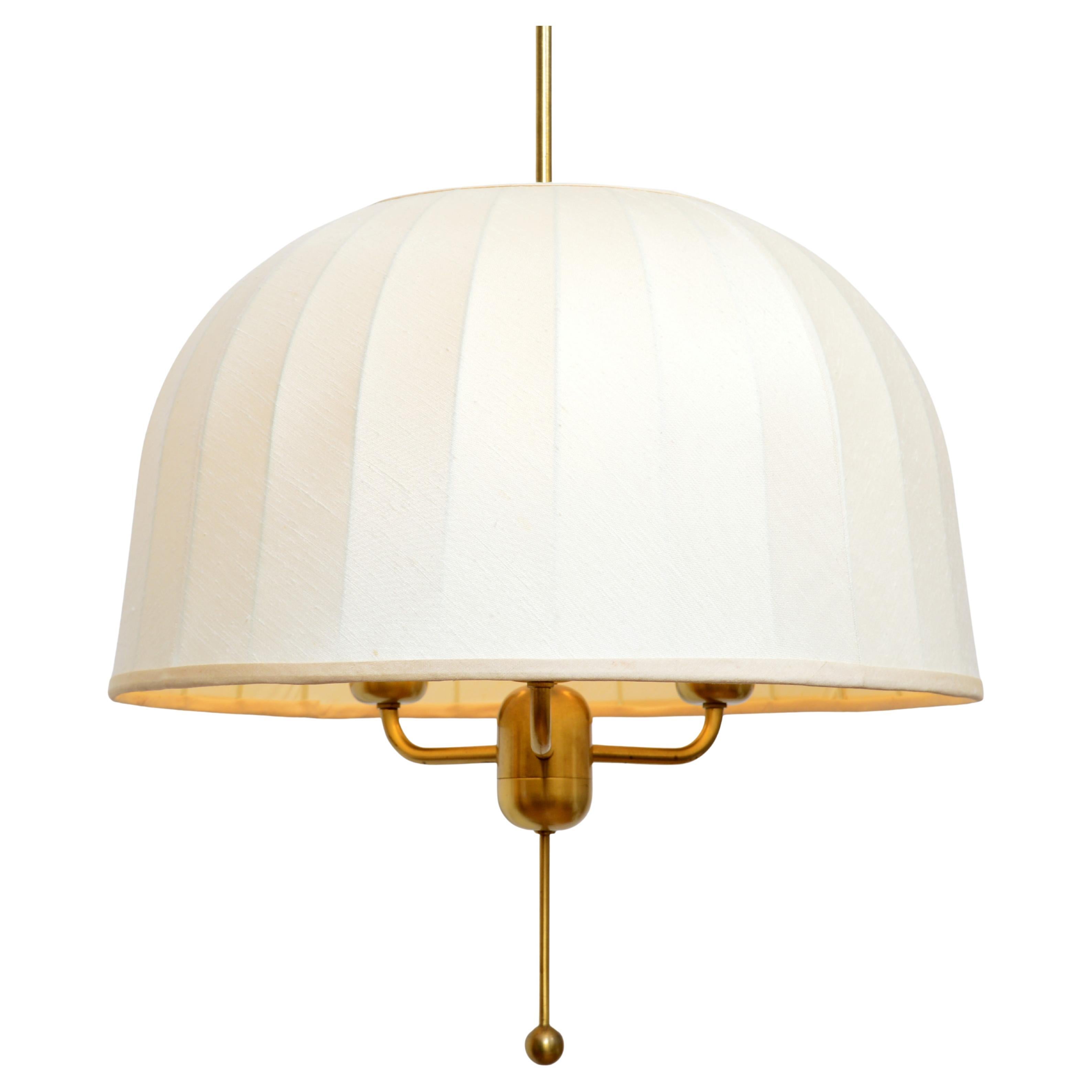 Hans-Agne Jakobsson Chandelier / Pendant ”Carolin” Brass, Sweden For Sale
