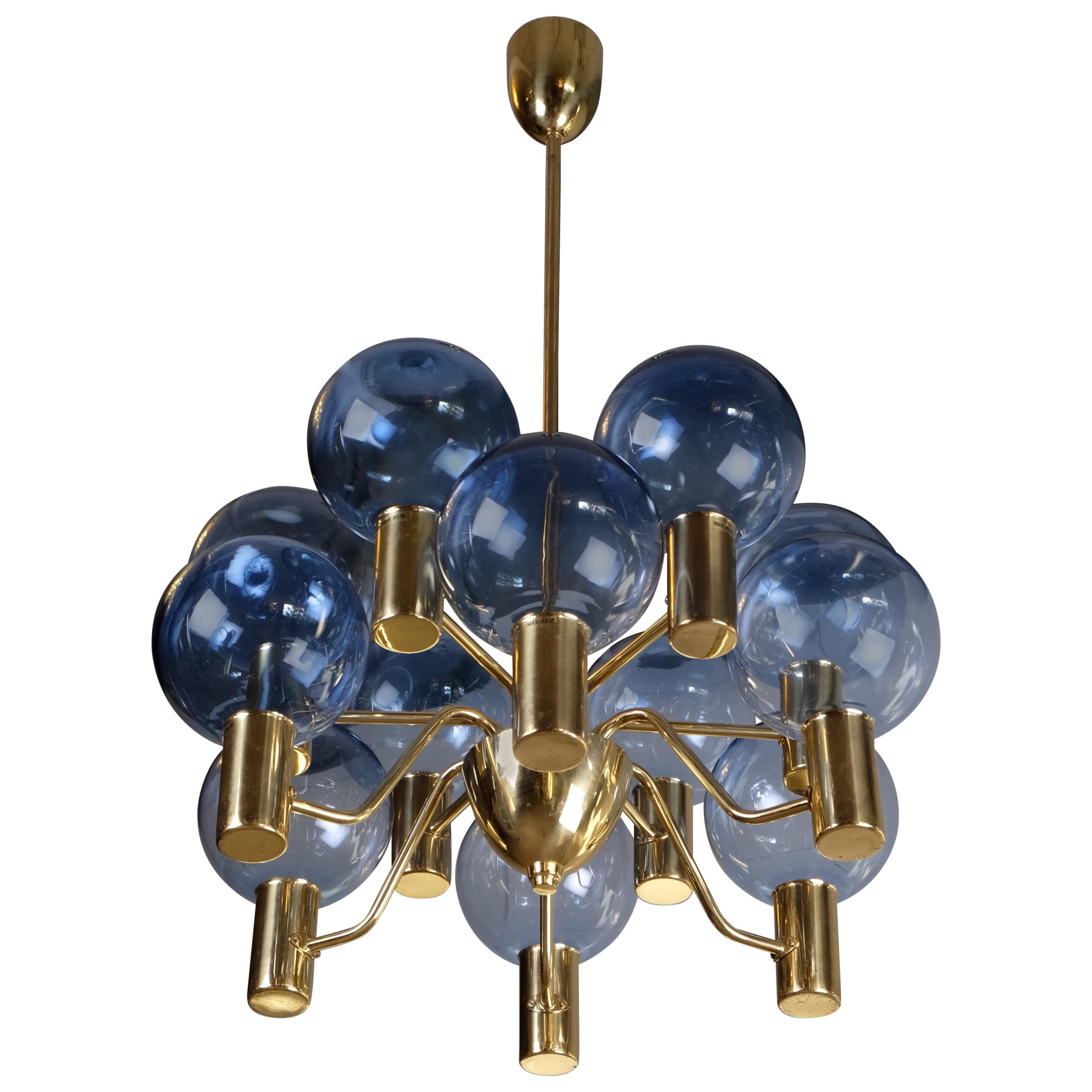 Hans-Agne Jakobsson Chandelier T372/12 Patricia, 1960s