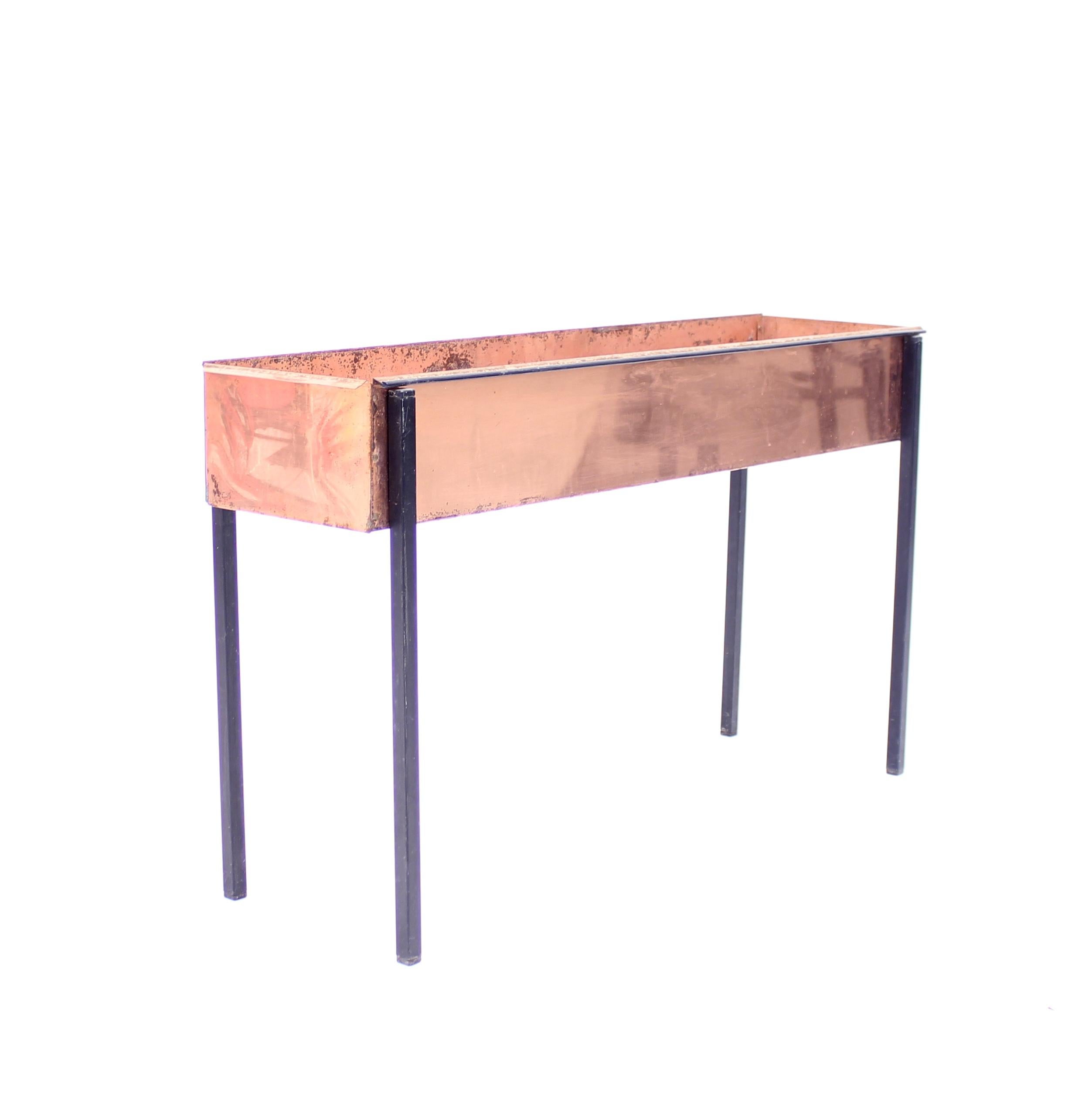 Hans-Agne Jakobsson, Copper Flower Planter for Hans-Agne Jakobsson AB, 1960s In Good Condition In Uppsala, SE