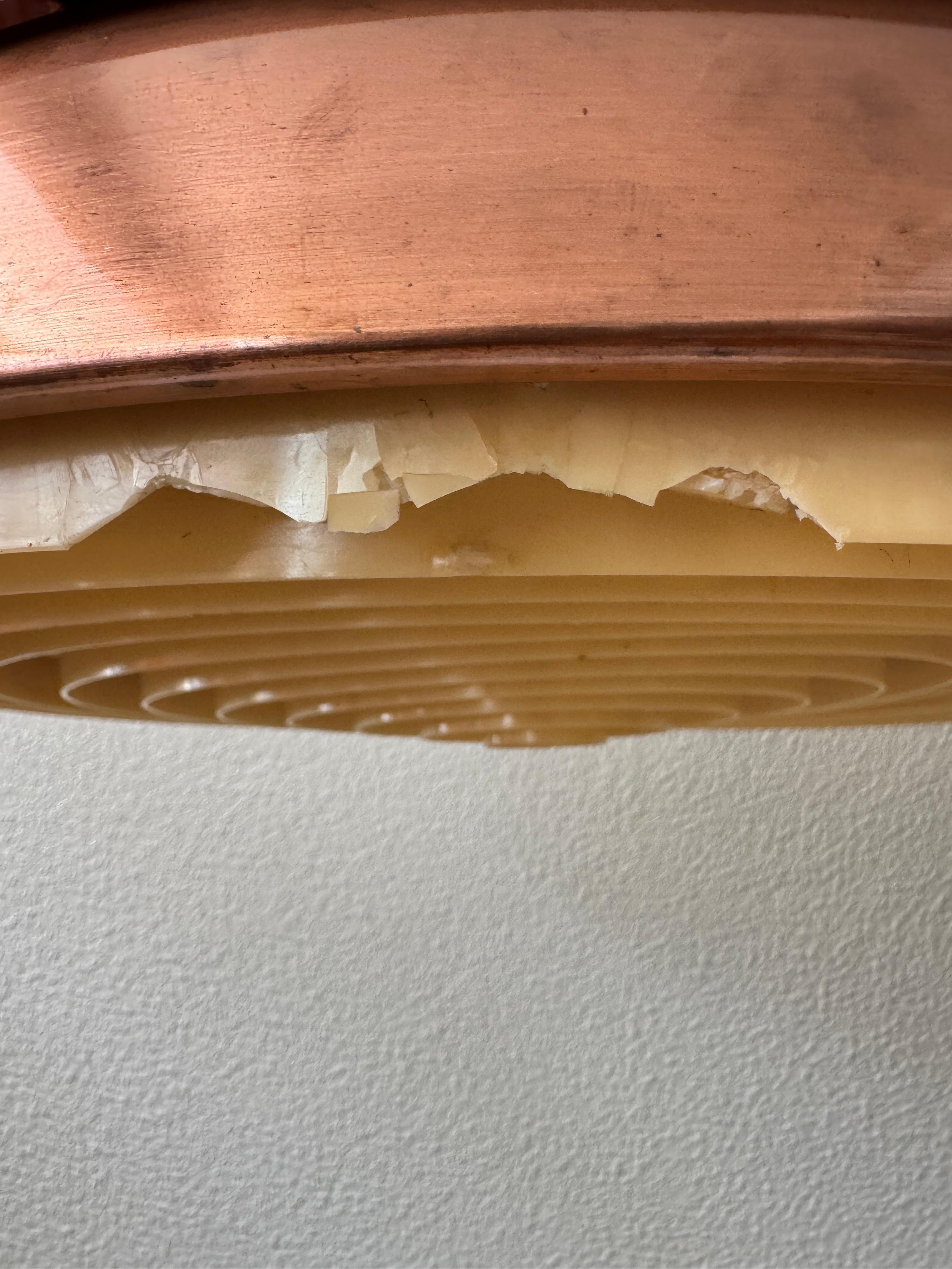Hans-Agne Jakobsson Copper Pendant Lamp Model T325/450 Markaryd Sweden 1960s For Sale 5