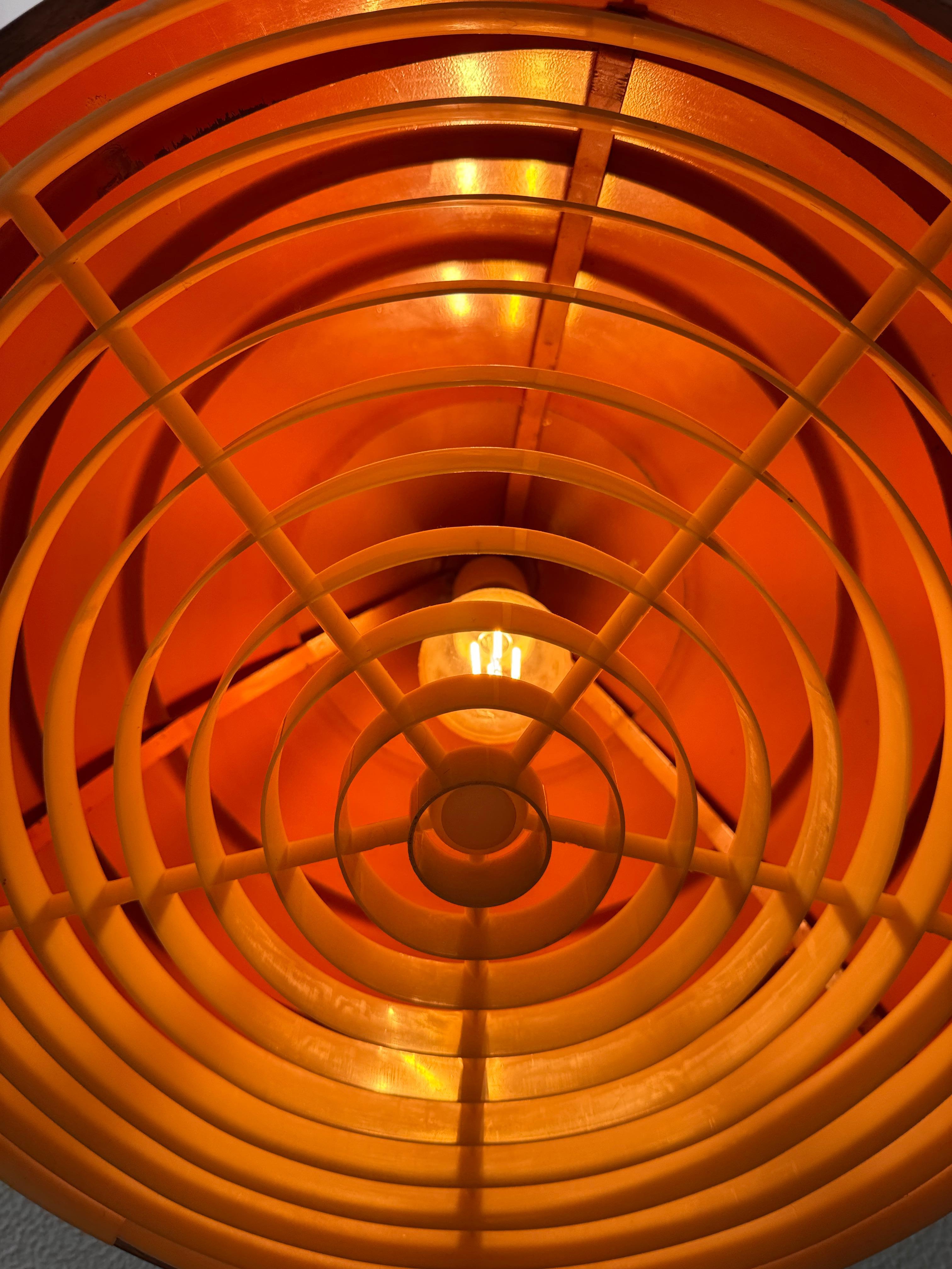 Hans-Agne Jakobsson Copper Pendant Lamp Model T325/450 Markaryd Sweden 1960s For Sale 8