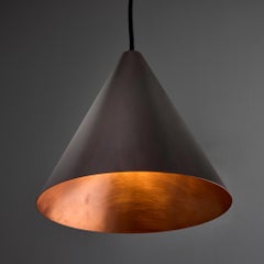 Hans-Agne Jakobsson Dark Brown Patinated 'Tratten' Outdoor Pendant