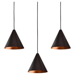 Hans-Agne Jakobsson Dark Brown Patinated 'Tratten' Outdoor Pendant