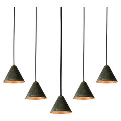 Hans-Agne Jakobsson Darkly Patinated 'Mini-Tratten' Outdoor Pendant