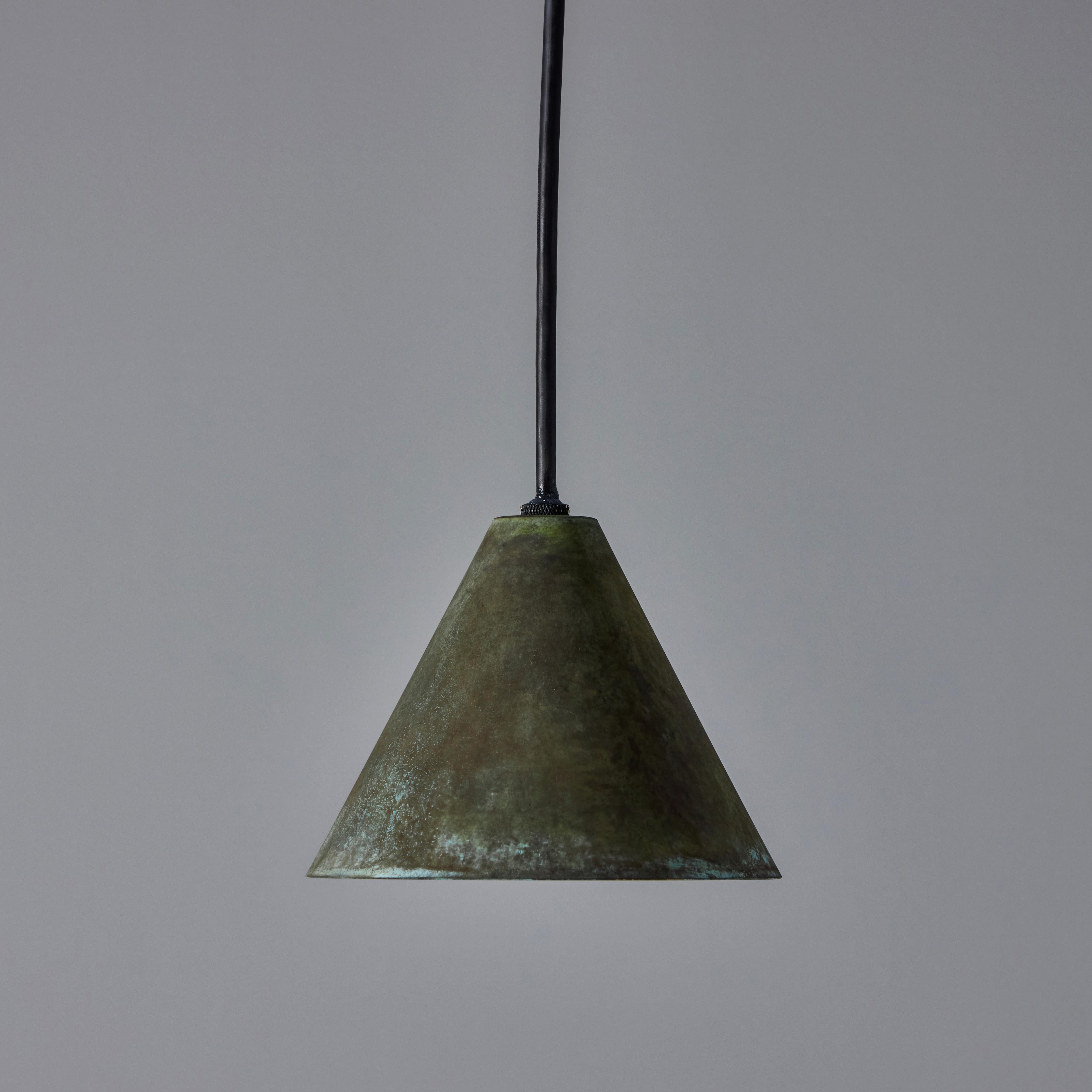 Hans-Agne Jakobsson Pendentif Mini-Tratten patiné foncé en vente 2