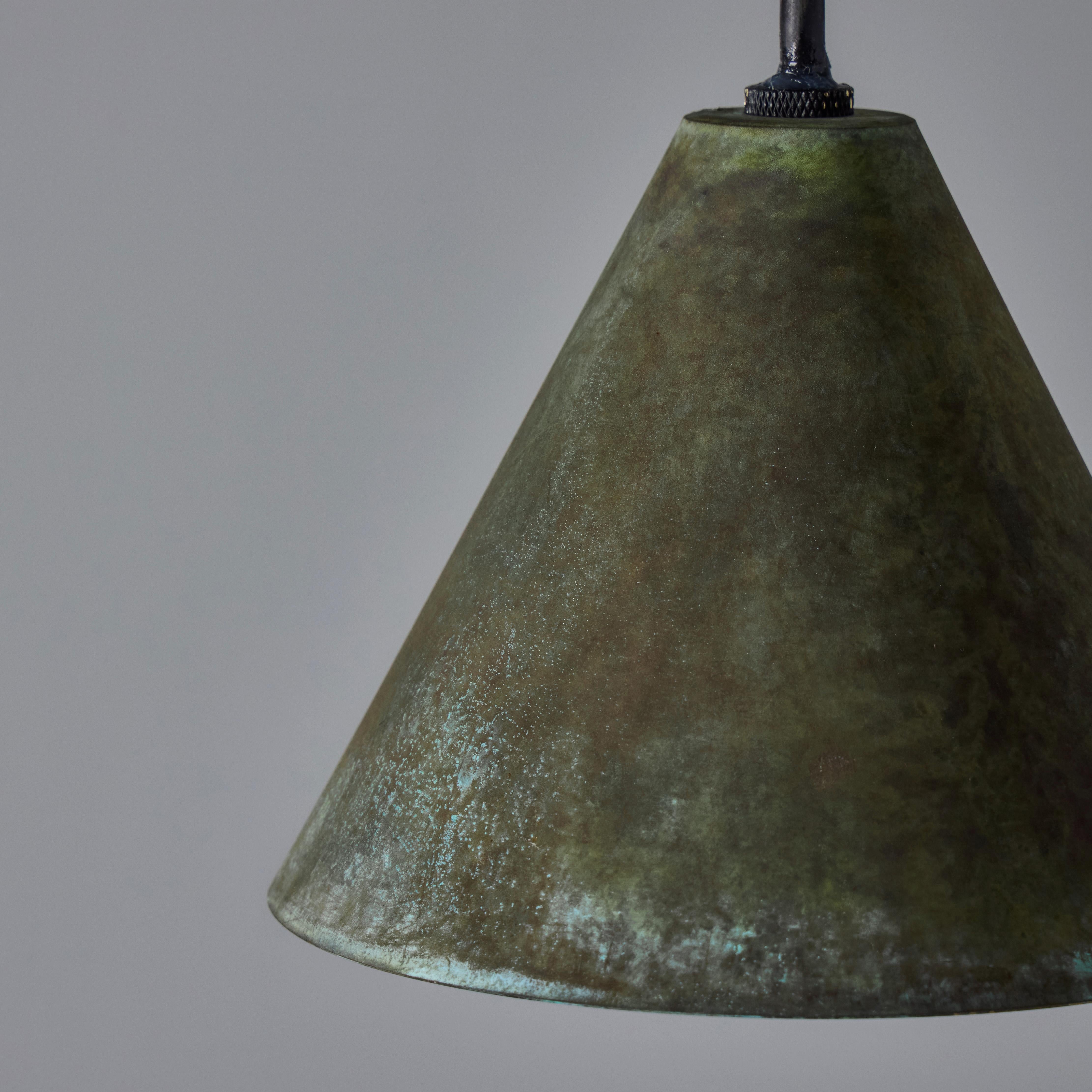 Hans-Agne Jakobsson Pendentif Mini-Tratten patiné foncé en vente 4