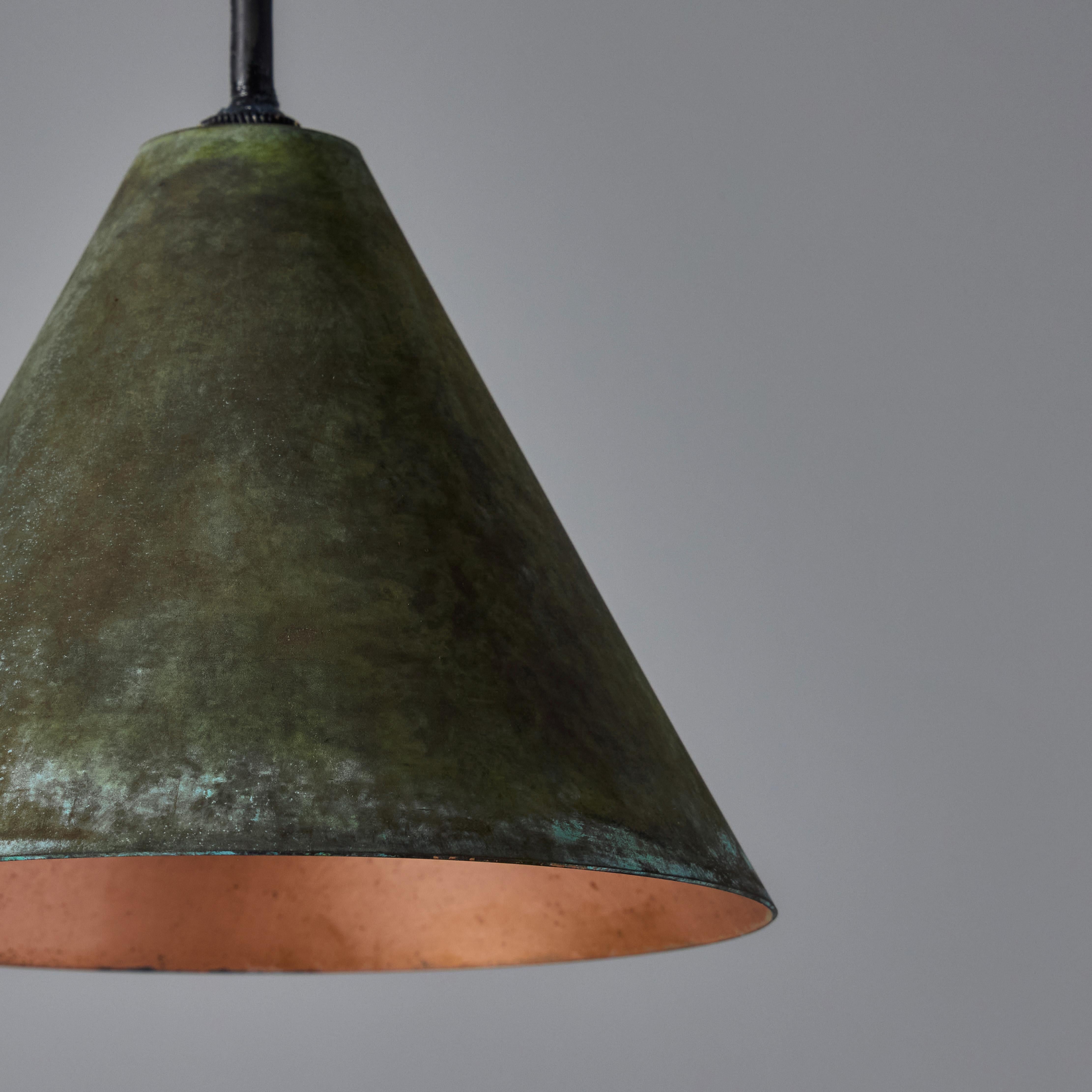 Hans-Agne Jakobsson Pendentif Mini-Tratten patiné foncé en vente 5
