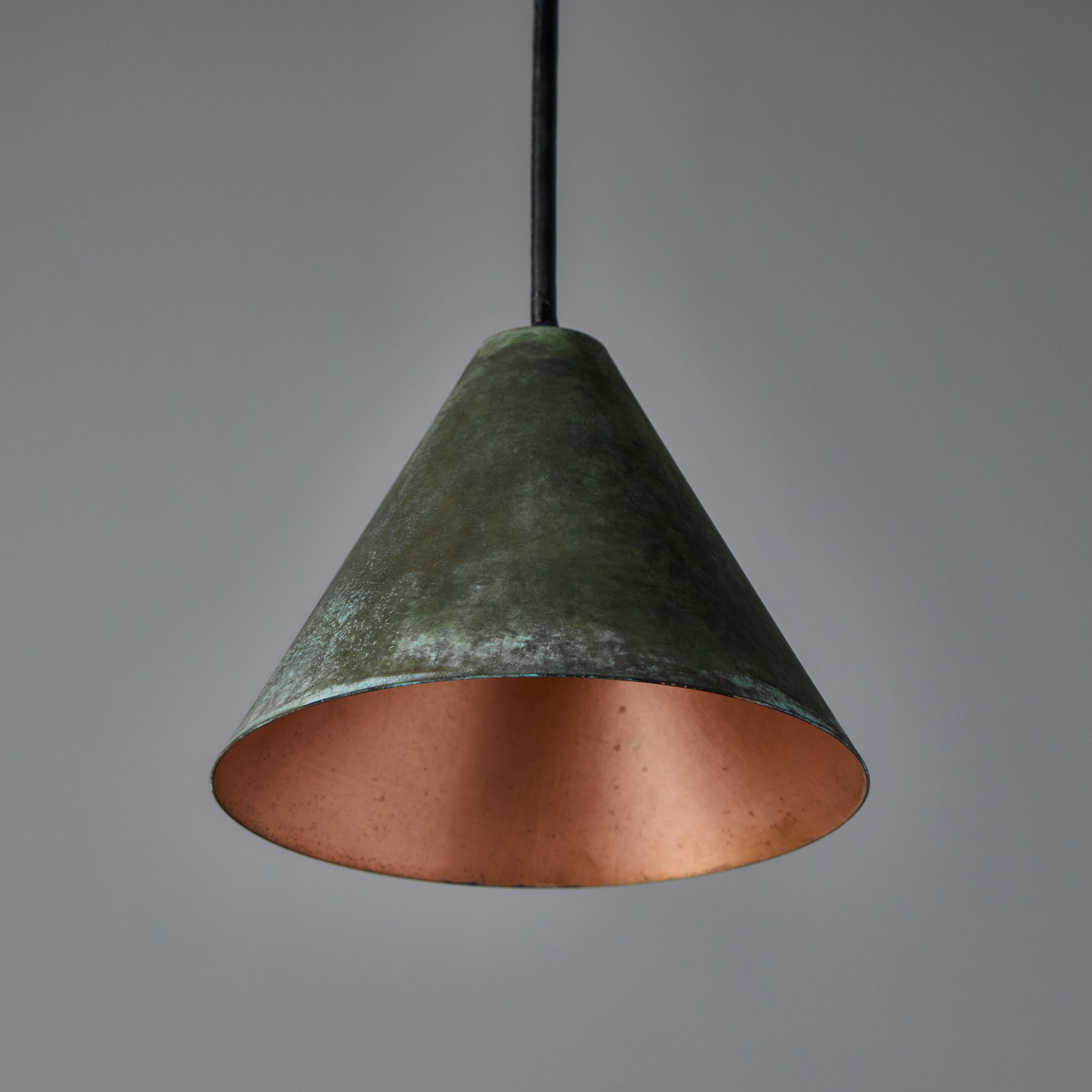 Hans-Agne Jakobsson Pendentif Mini-Tratten patiné foncé en vente 6