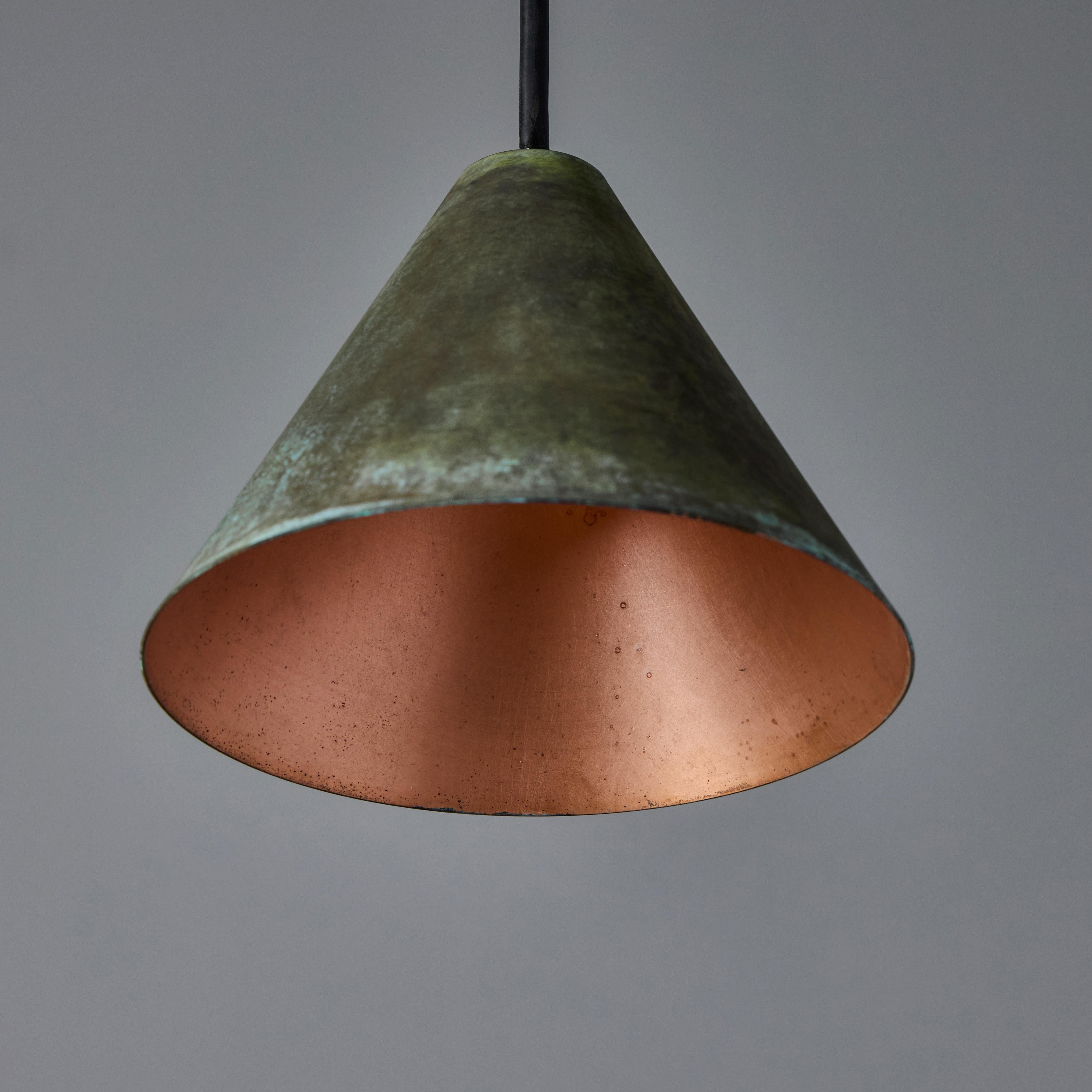 Hans-Agne Jakobsson Pendentif Mini-Tratten patiné foncé en vente 7