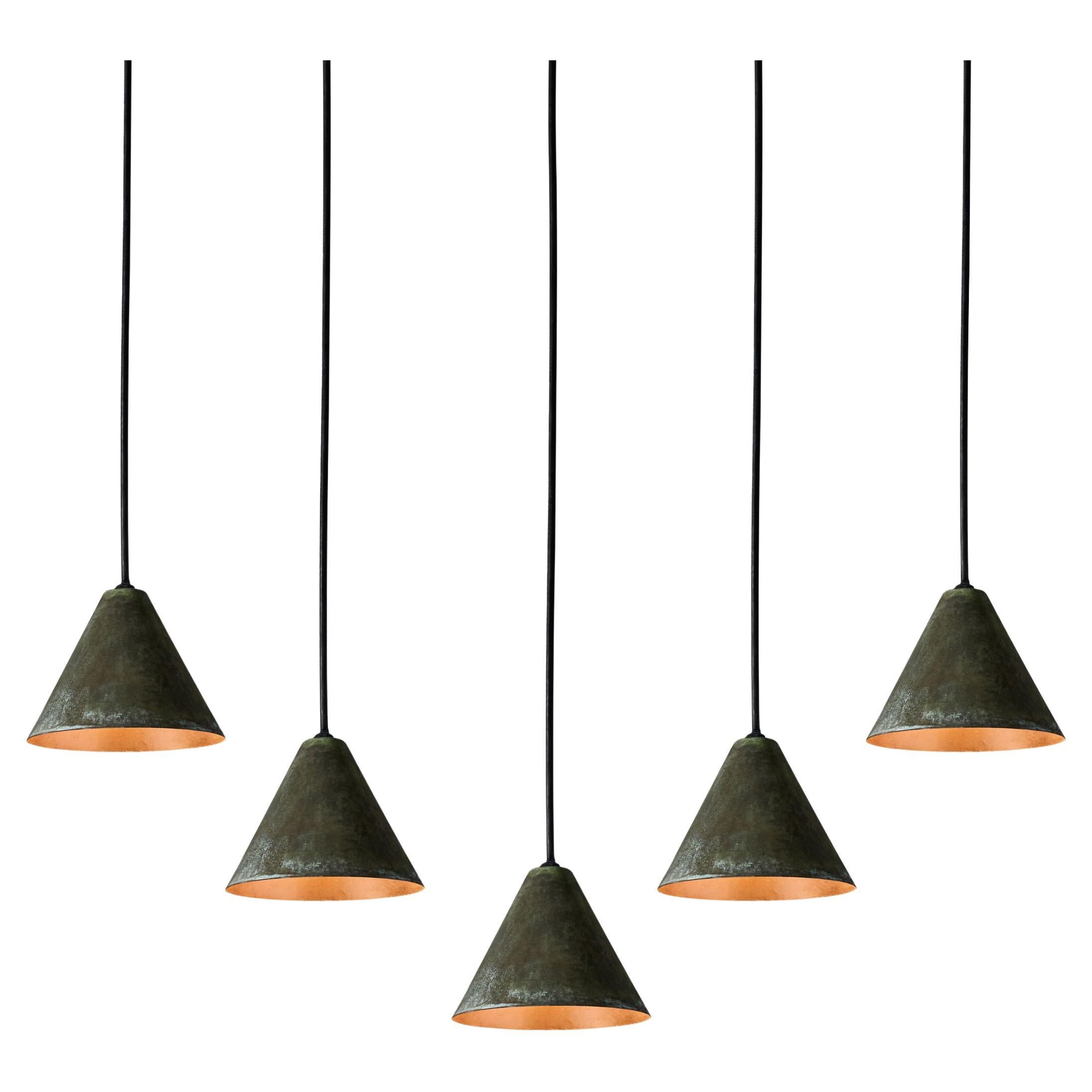 Hans-Agne Jakobsson Darkly Patinated 'Mini-Tratten' Pendant