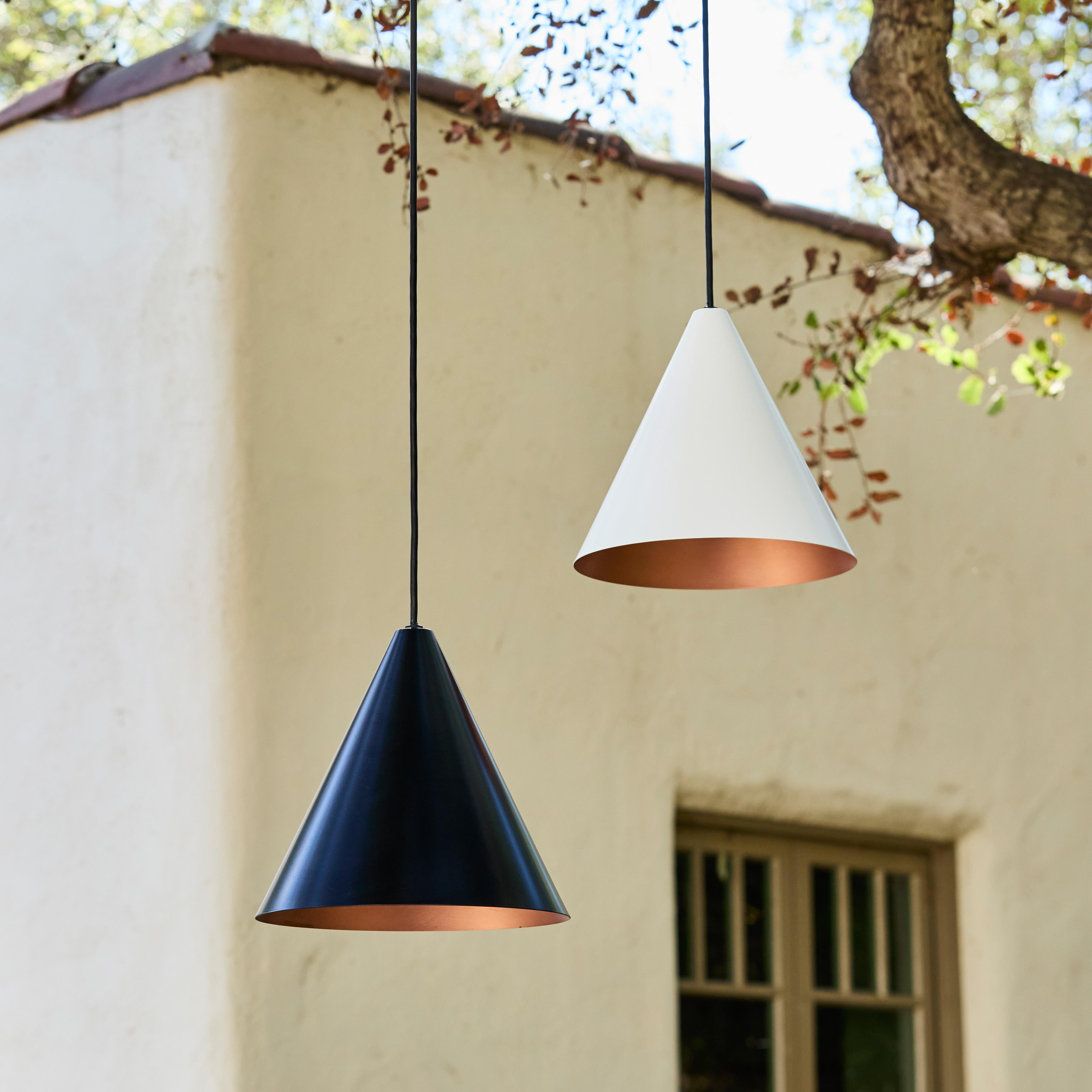 Hans-Agne Jakobsson Darkly Patinated 'Tratten' Outdoor Pendant For Sale 12